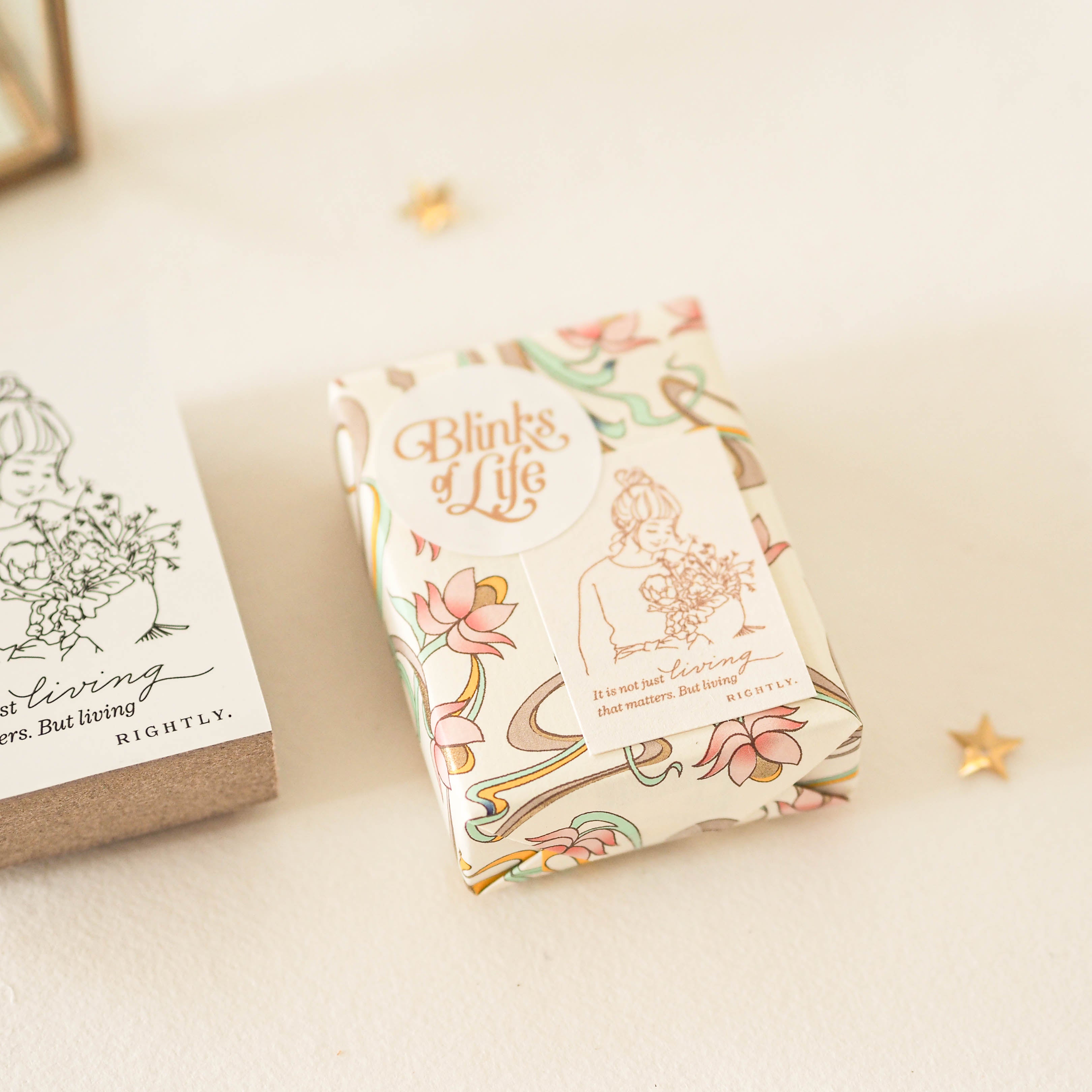 Blinks of Life - It's Not Just Living - Rubber Stamp