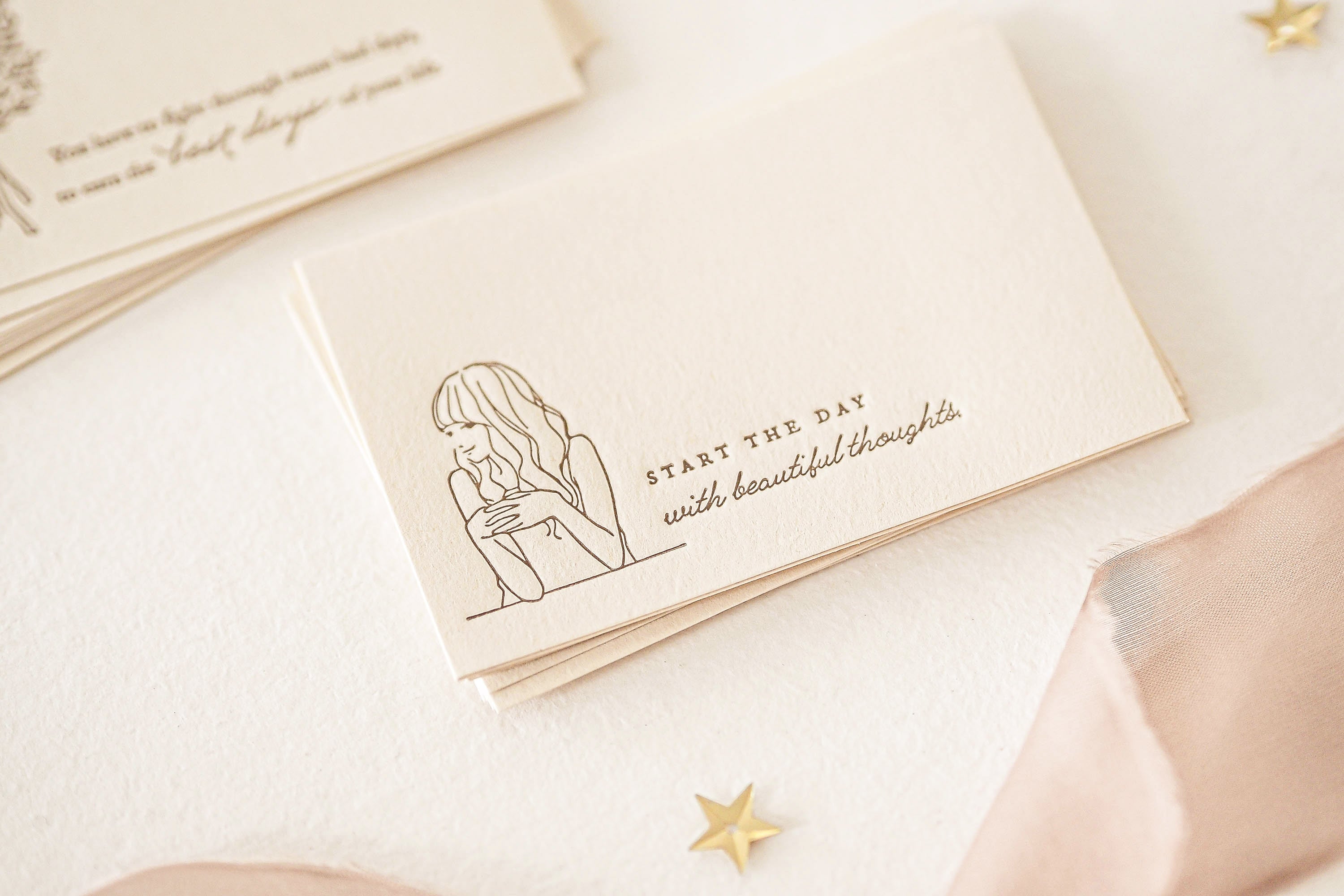 Blinks of Life - Letterpress Journal Cards