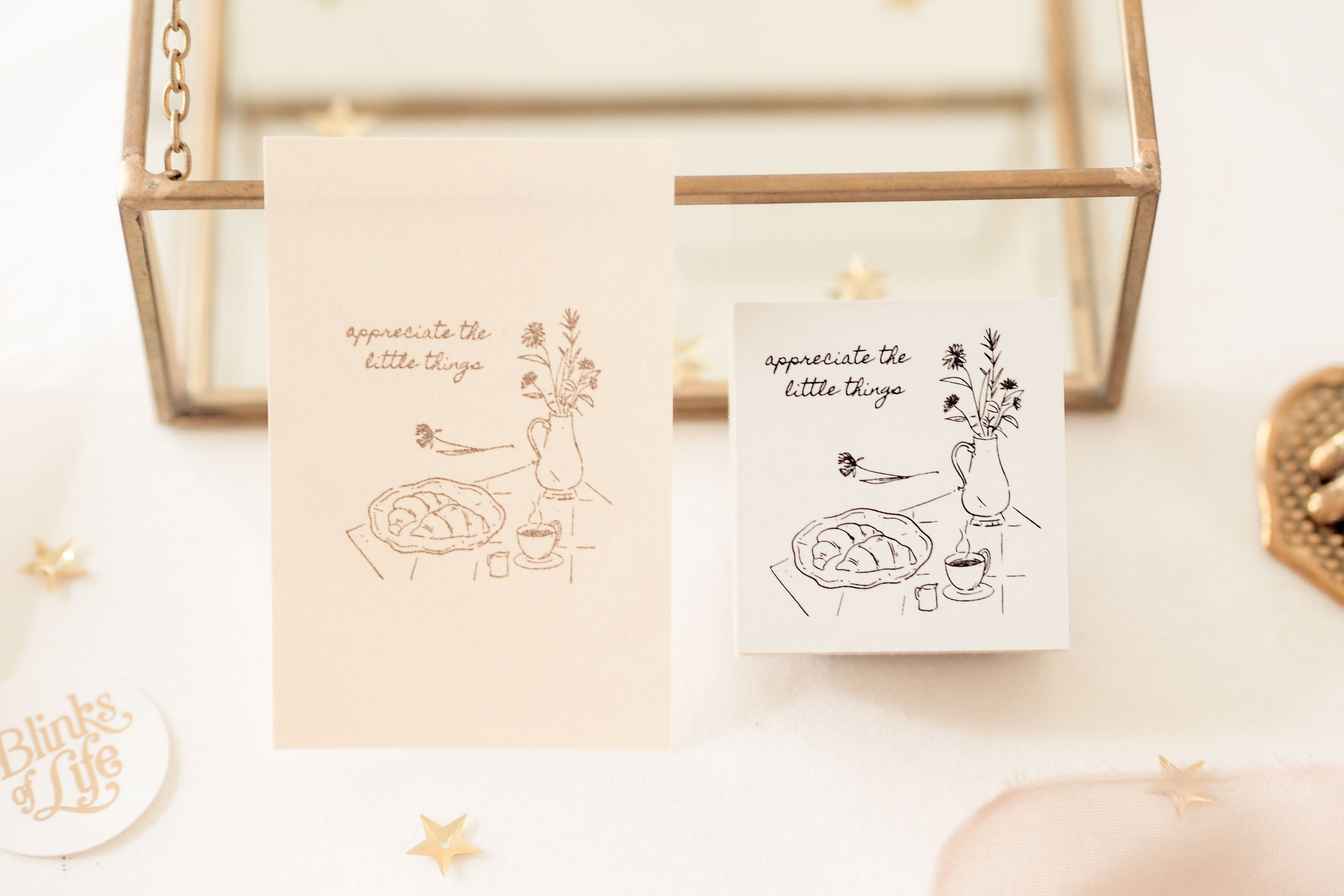 Blinks of Life - Appreciate the Little Things - Rubber Stamp