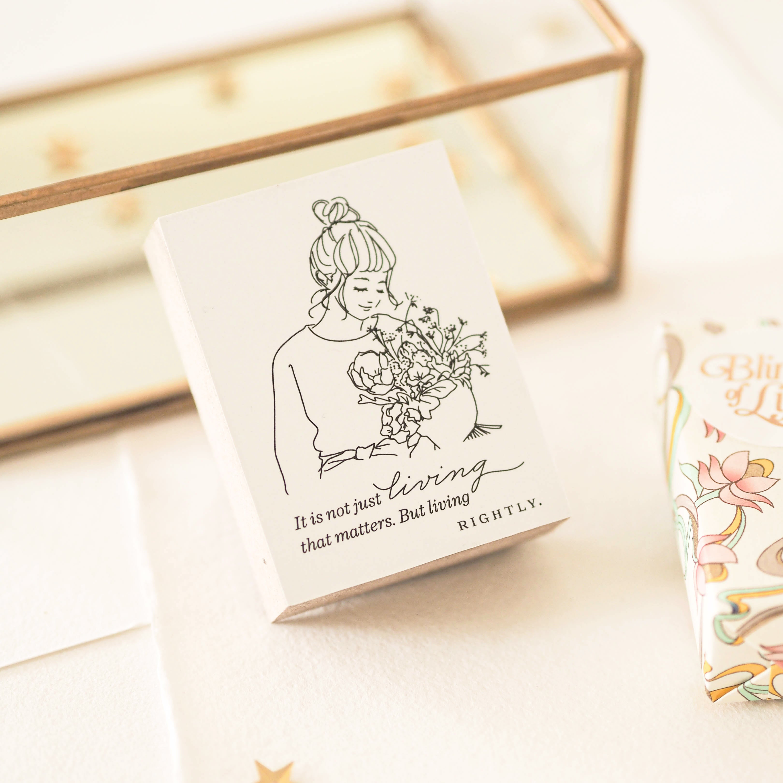 Blinks of Life - It's Not Just Living - Rubber Stamp