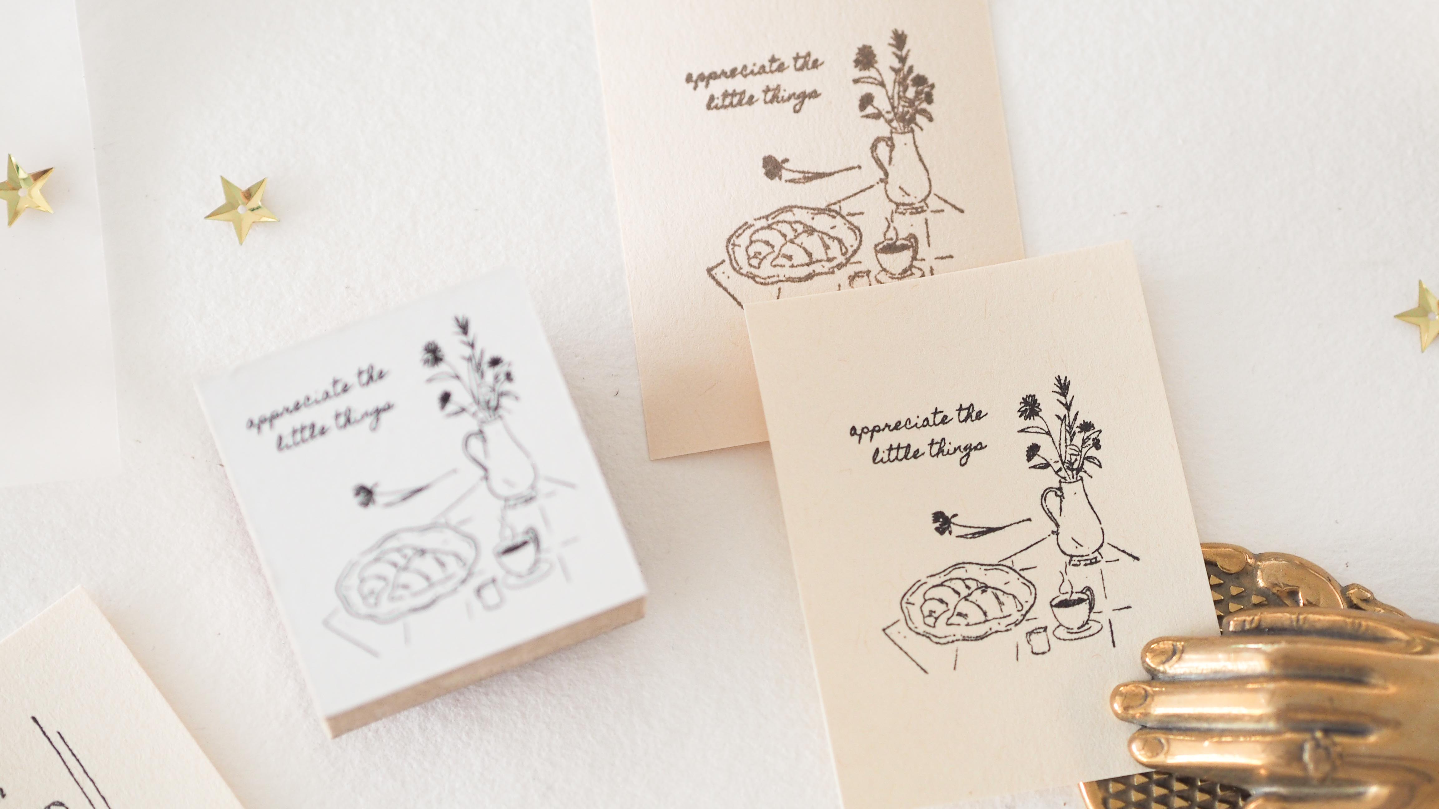 Blinks of Life - Appreciate the Little Things - Rubber Stamp