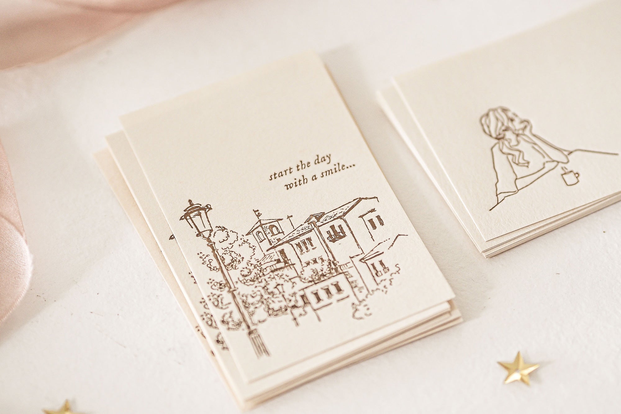 Blinks of Life - Letterpress Journal Cards