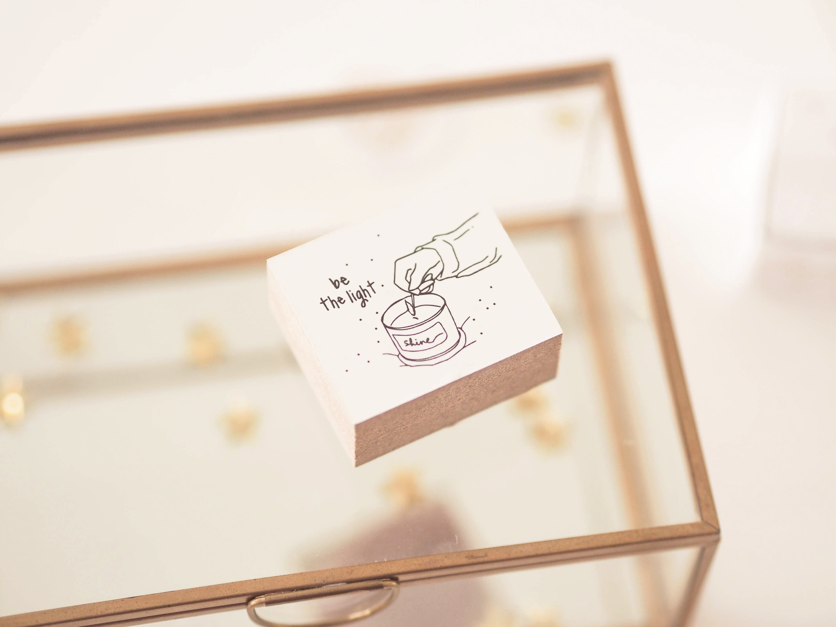 Blinks of Life - Be The Light - Rubber Stamp 