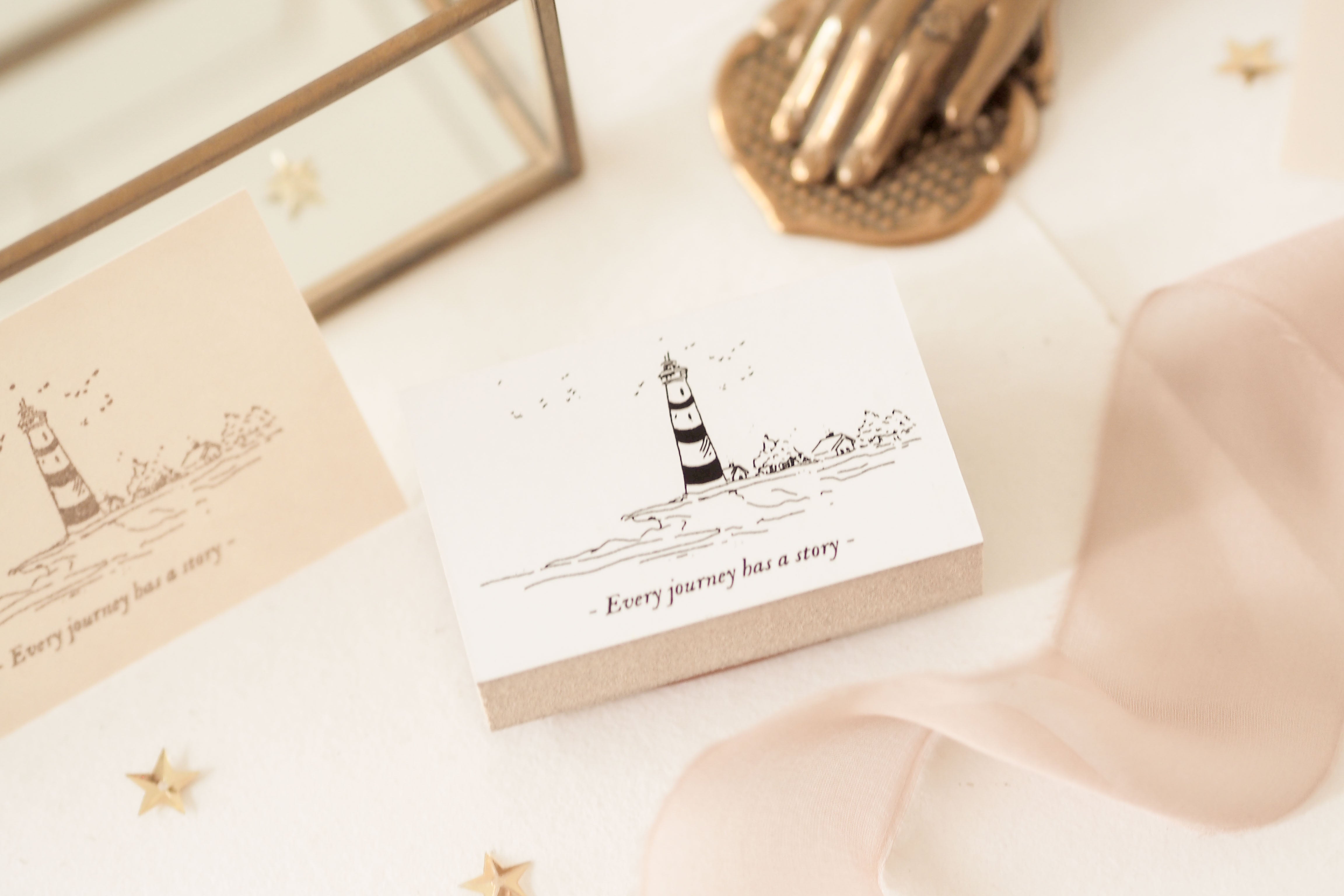 Blinks of Life - Rubber Stamp - Every Journey Has a Story