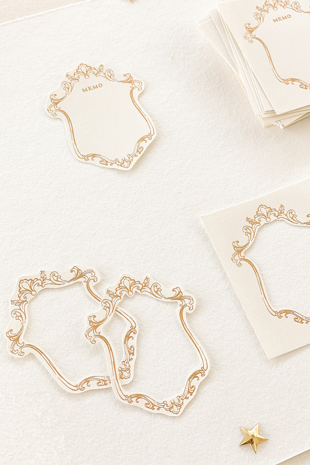 Blinks of Life - Gold Frame Letterpress Labels #02