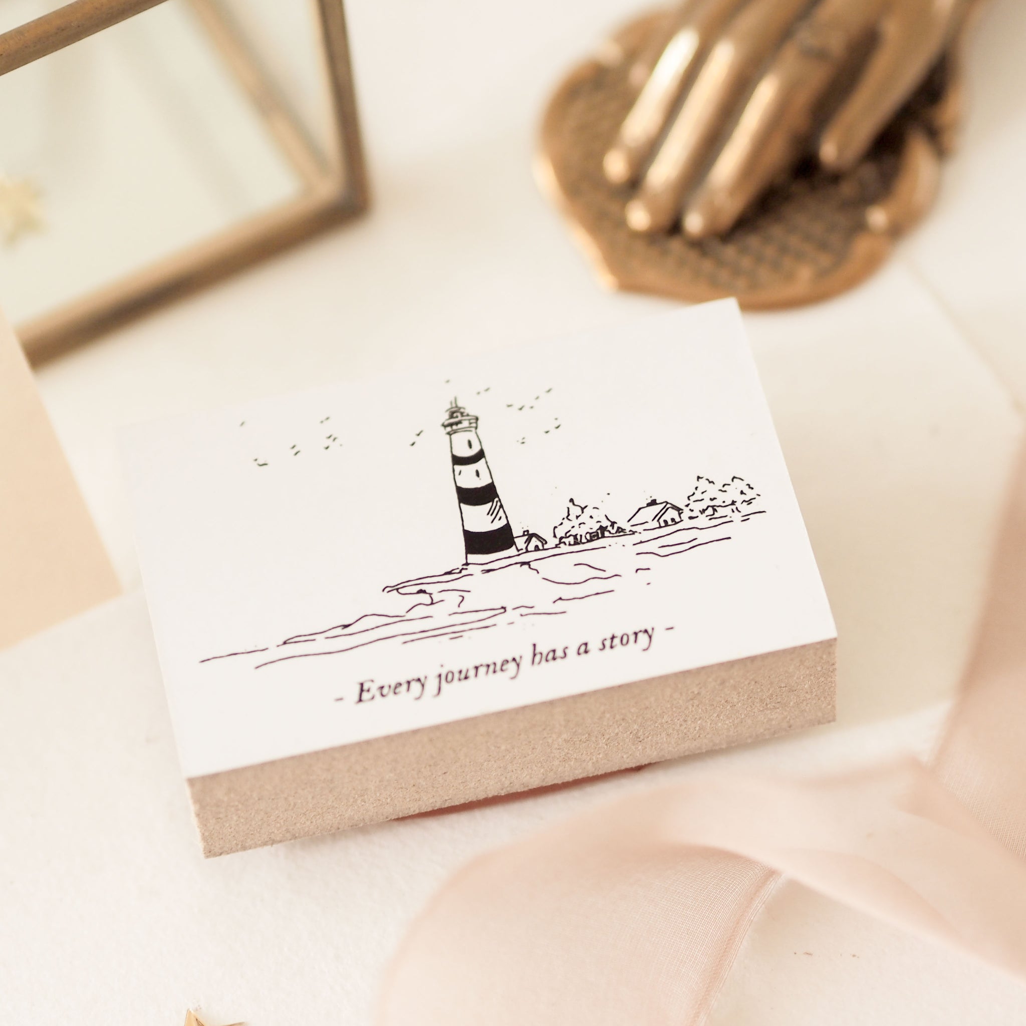Blinks of Life - Rubber Stamp - Every Journey Has a Story