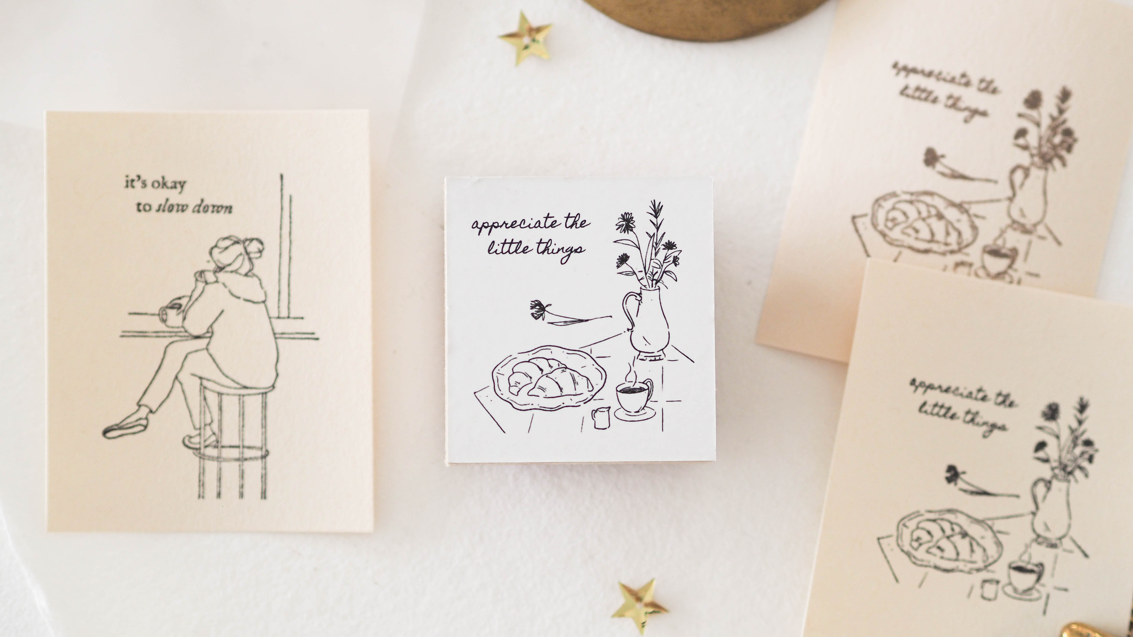Blinks of Life - Appreciate the Little Things - Rubber Stamp