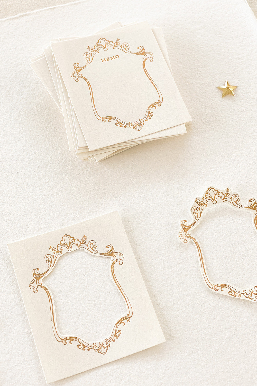 Blinks of Life - Gold Frame Letterpress Labels #02