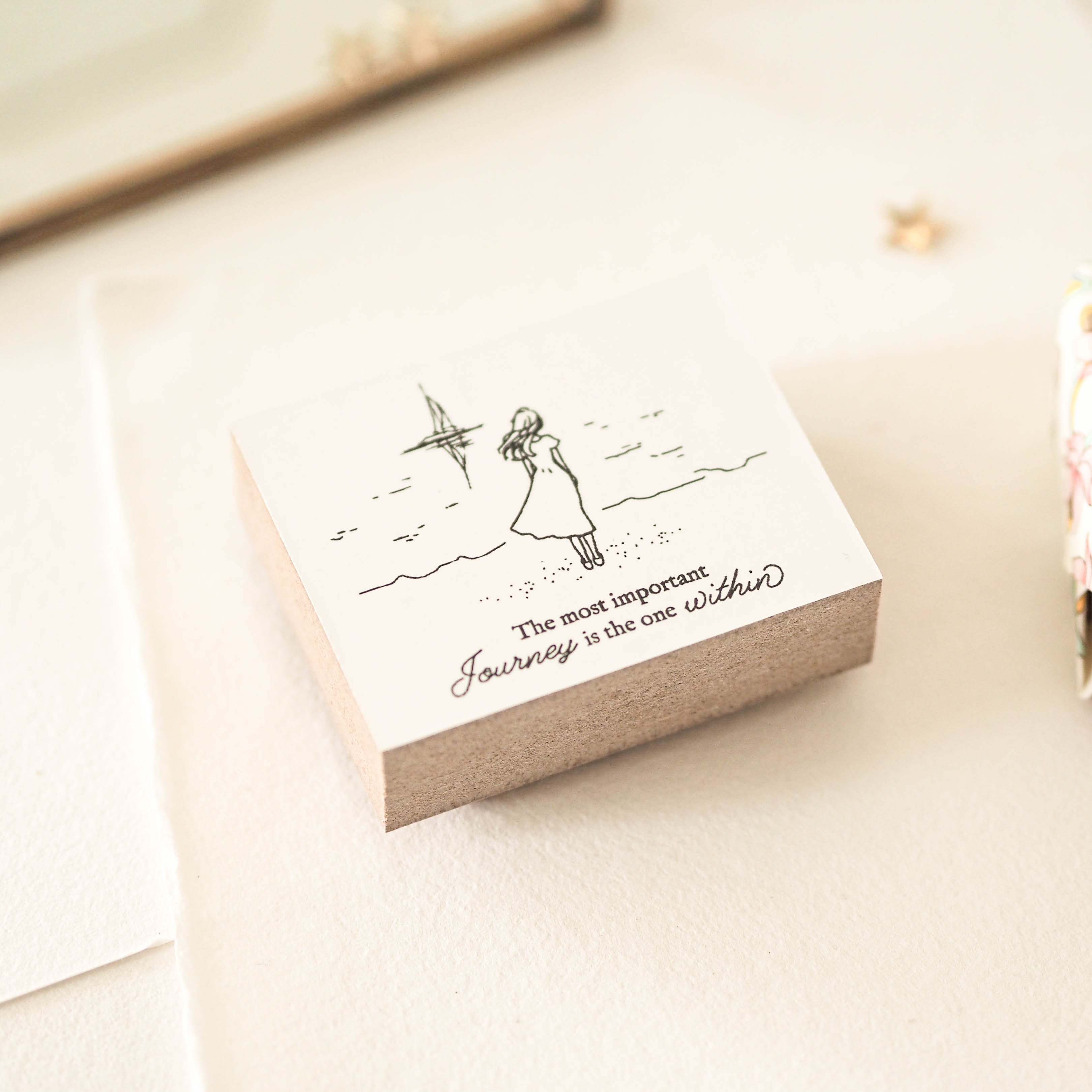 Blinks of Life - The Most Important Journey - Rubber Stamp