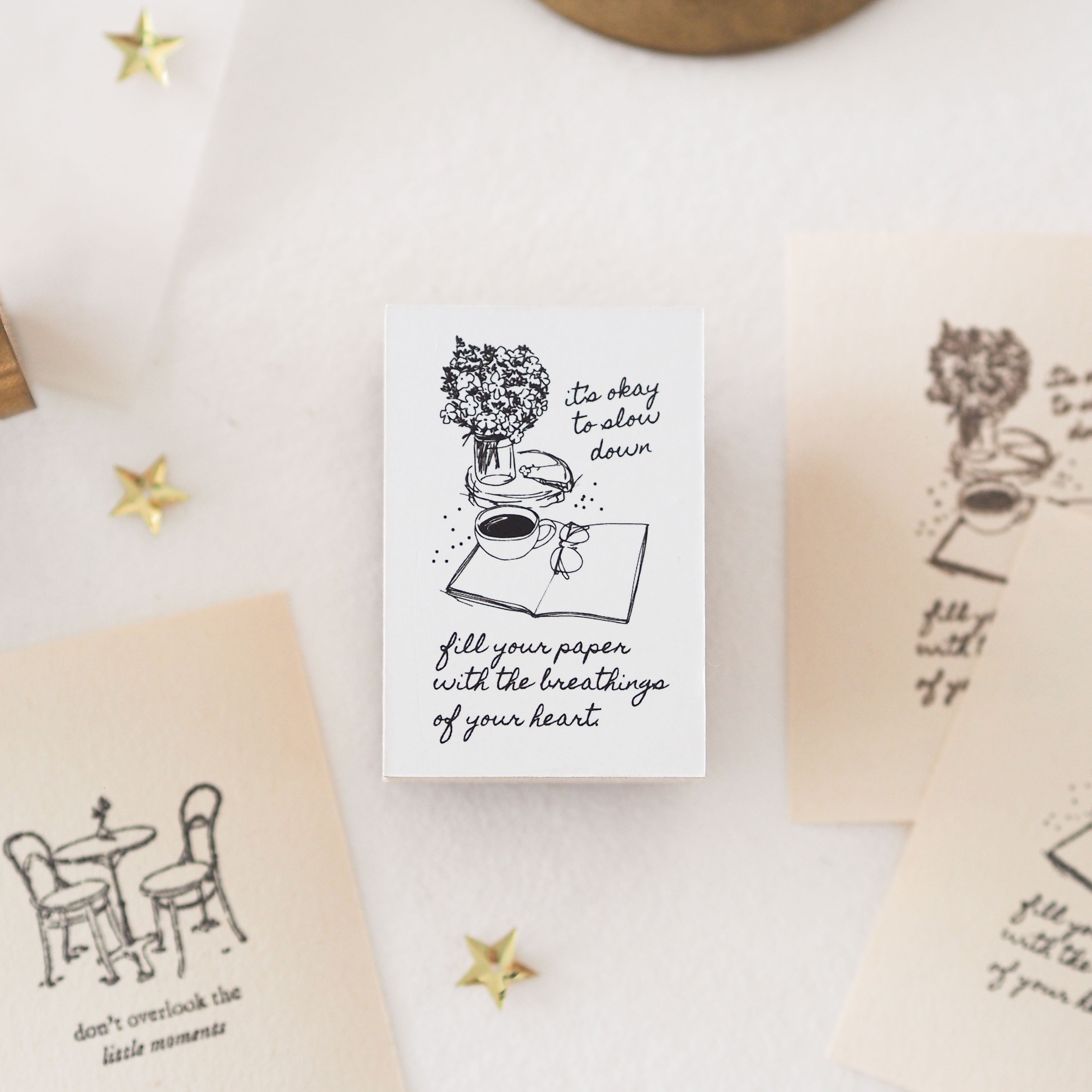 Blinks of Life - Fill Your Paper - Rubber Stamp