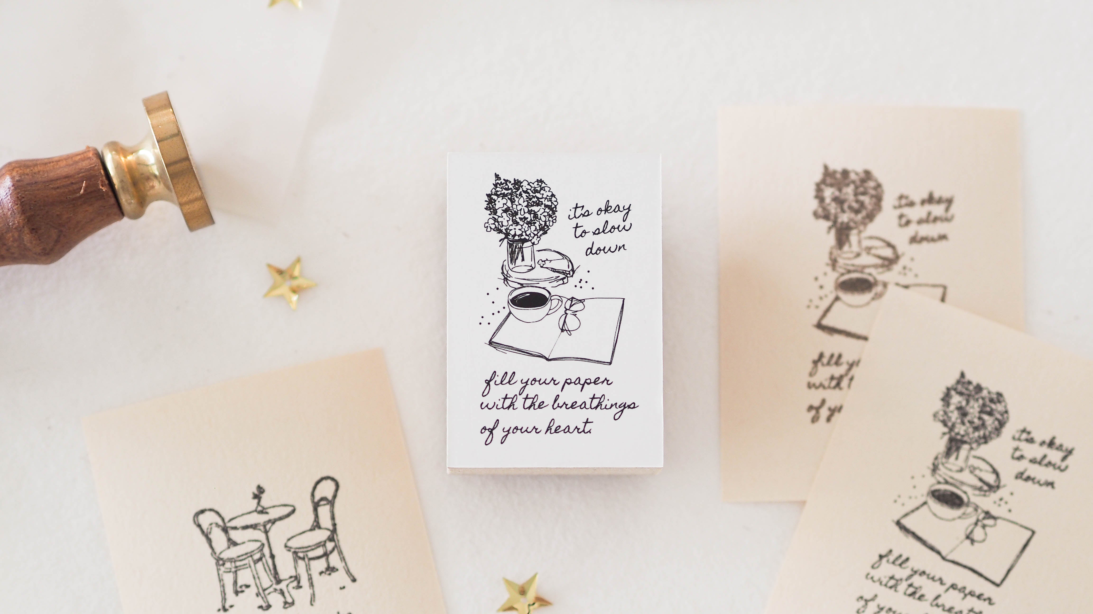 Blinks of Life - Fill Your Paper - Rubber Stamp