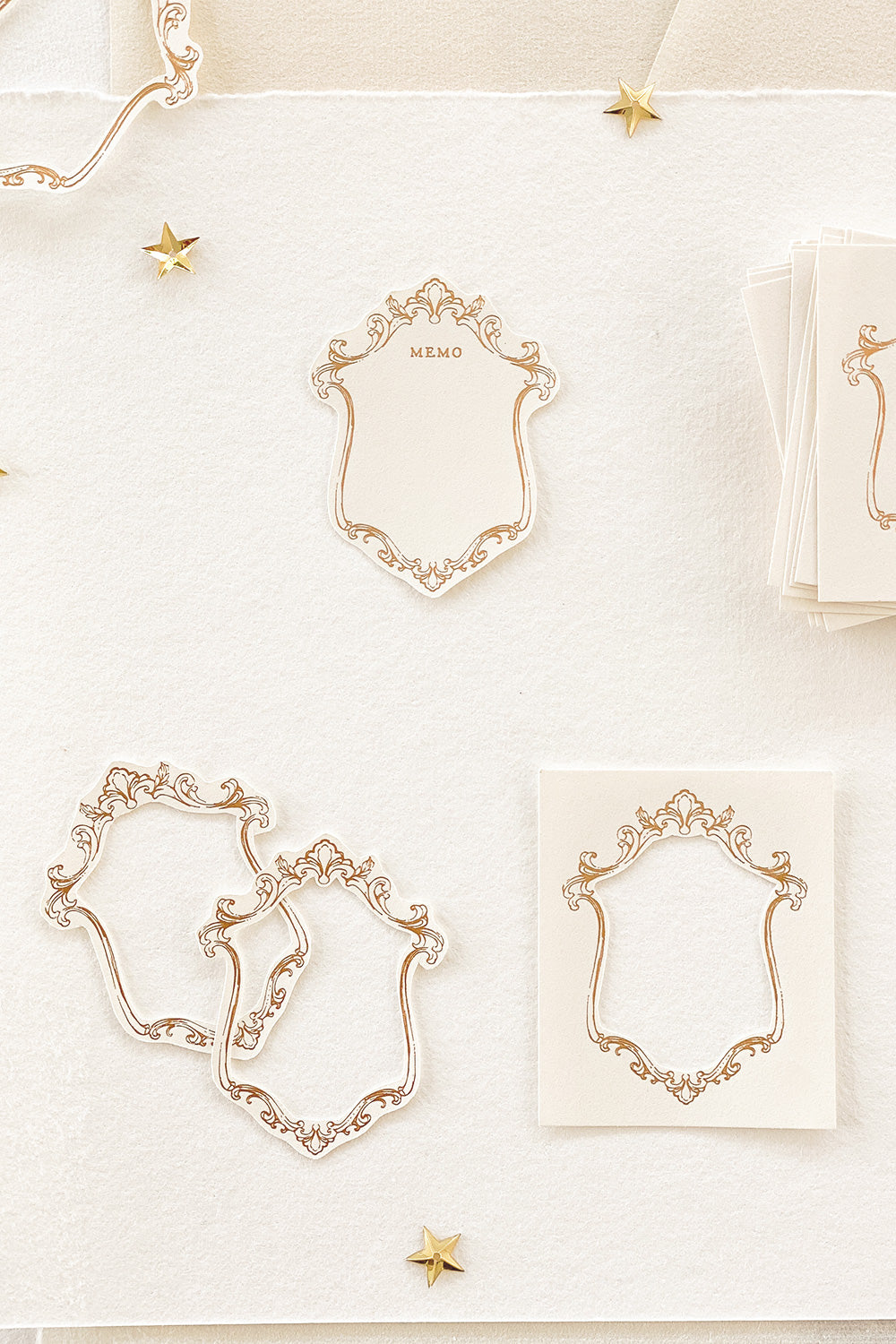 Blinks of Life - Gold Frame Letterpress Labels #02