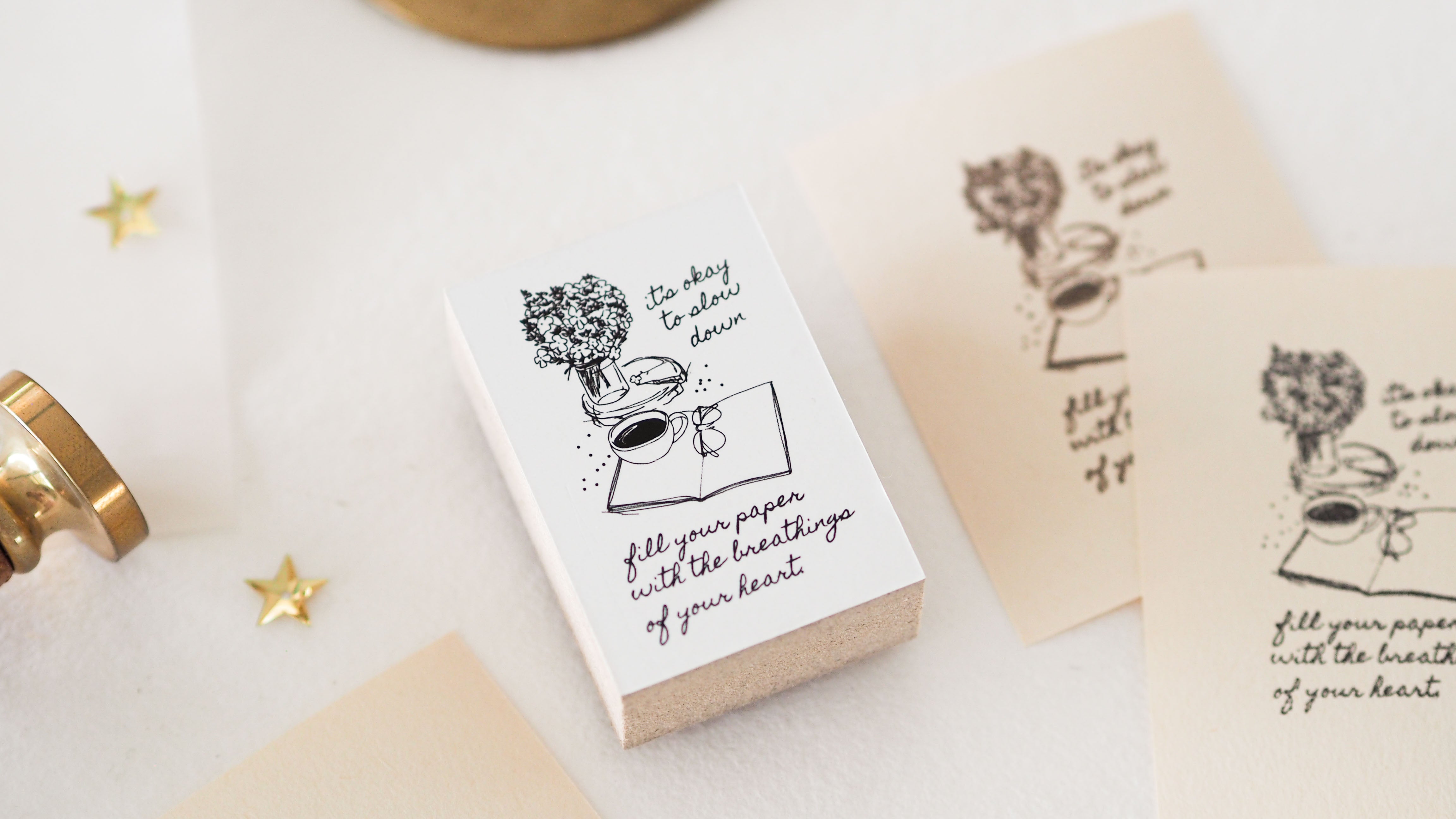 Blinks of Life - Fill Your Paper - Rubber Stamp