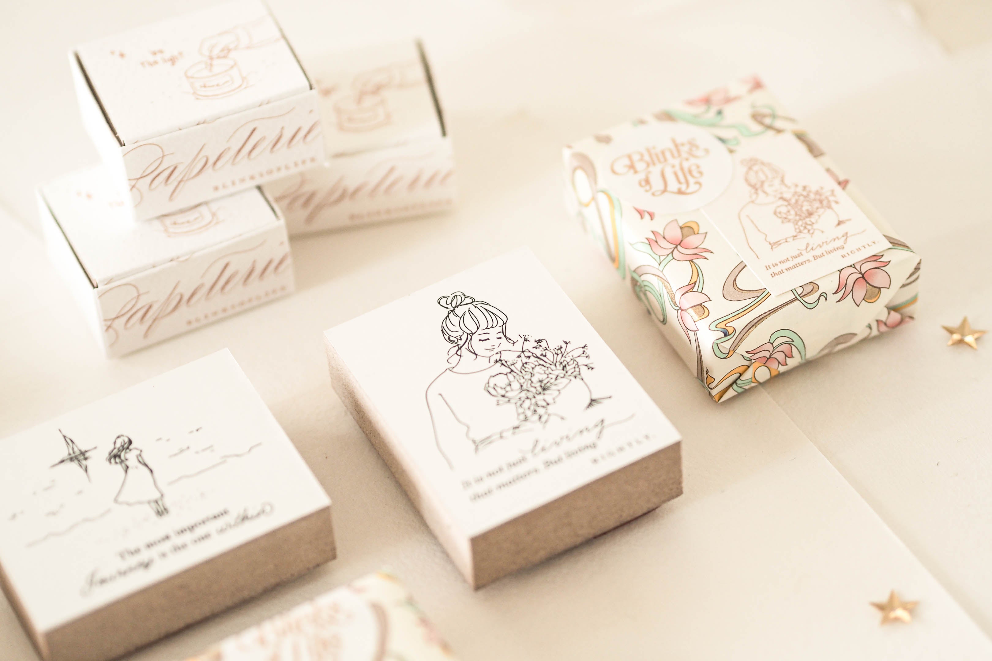 Blinks of Life - It's Not Just Living - Rubber Stamp