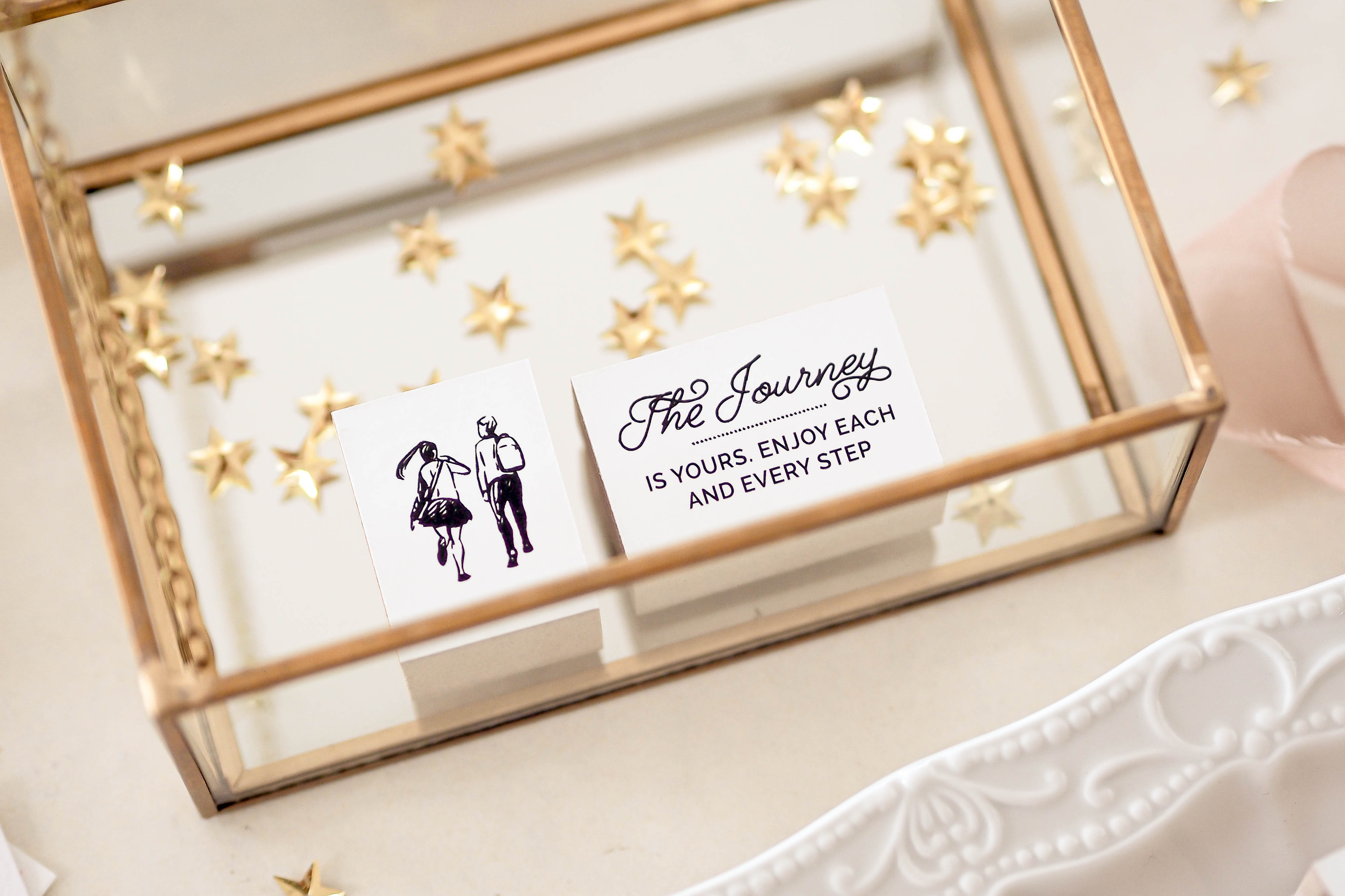 Blinks of Life - Journal Quote Stamp - The Journey is Yours