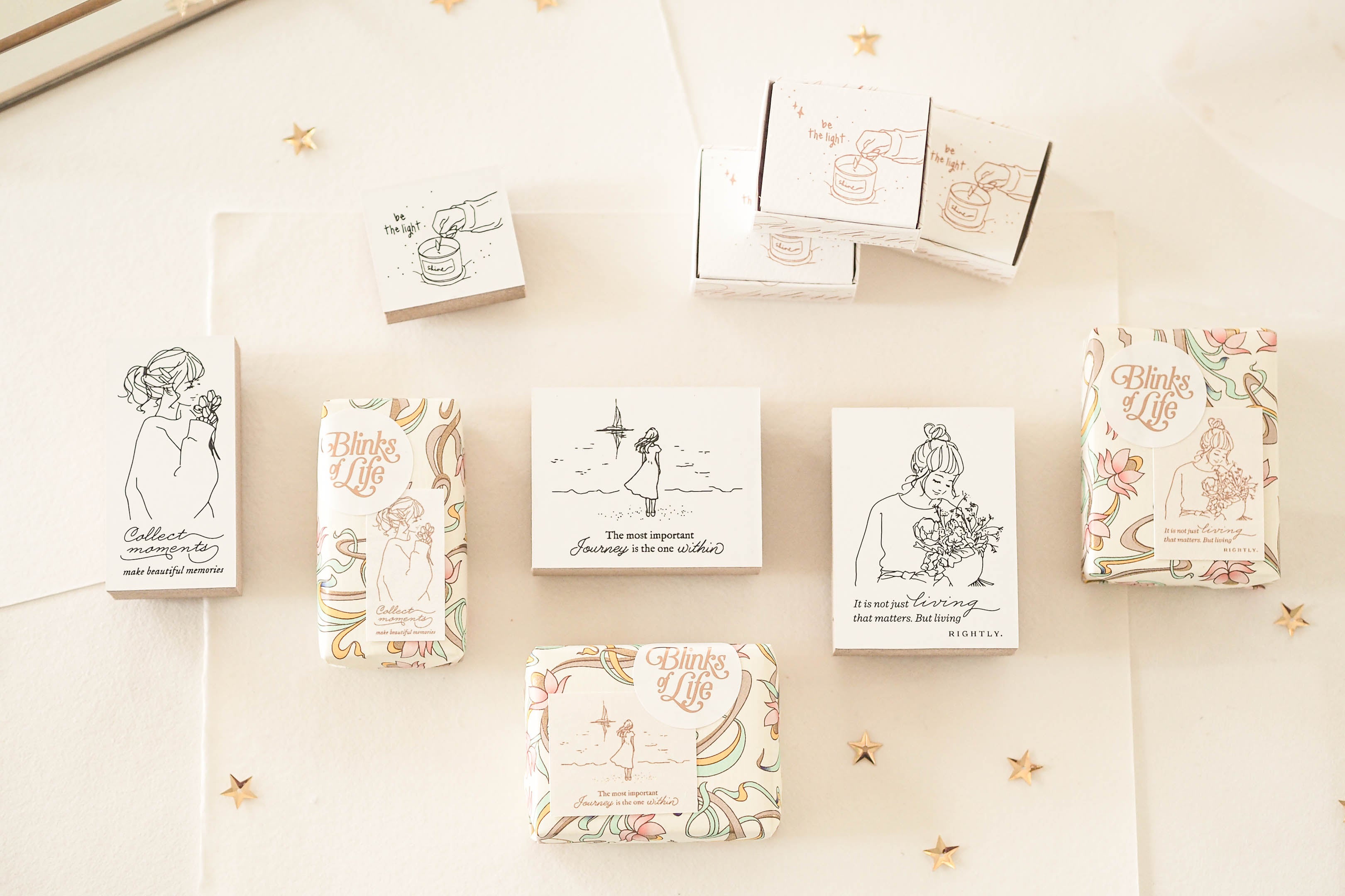 Blinks of Life - It's Not Just Living - Rubber Stamp