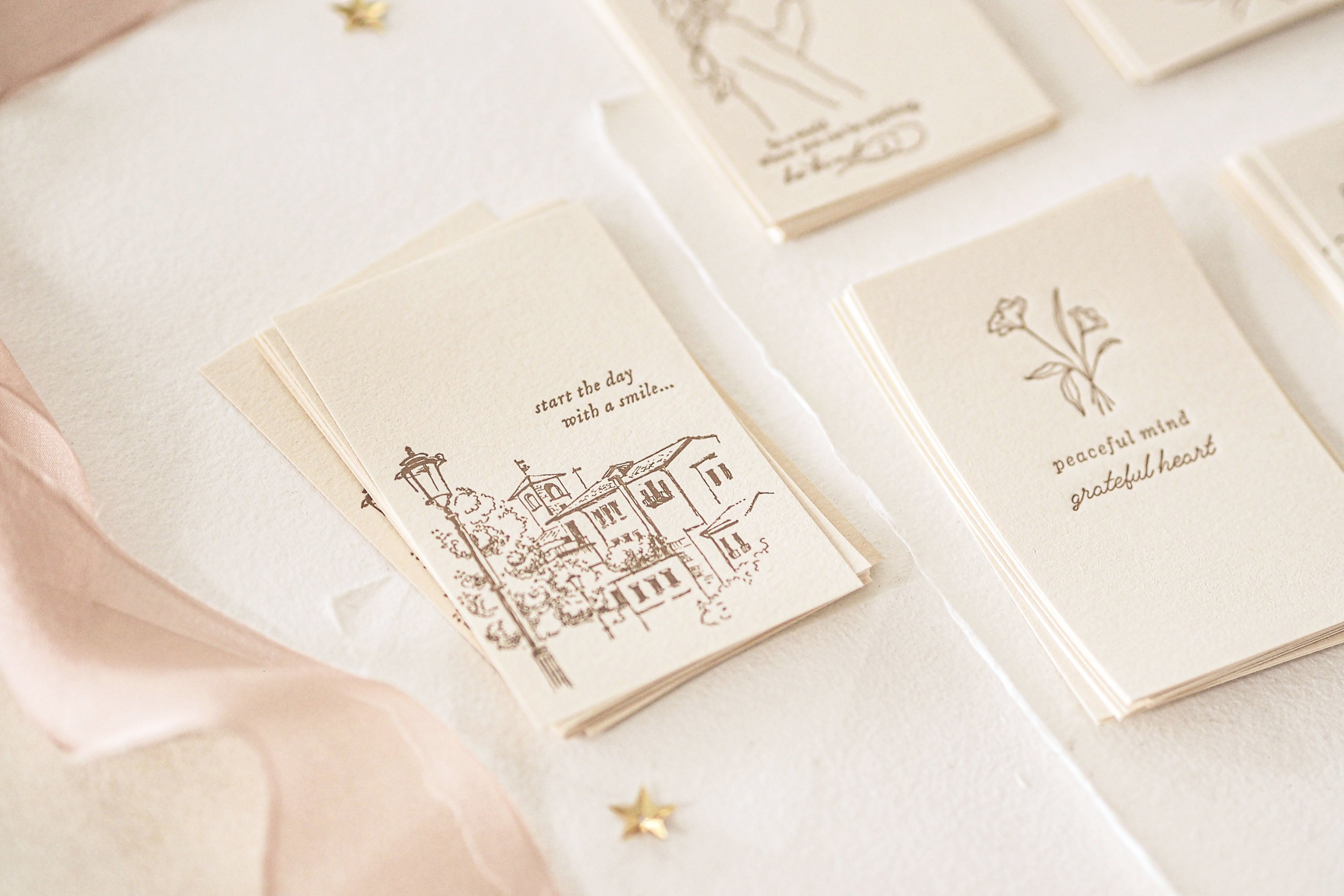 Blinks of Life - Letterpress Journal Cards