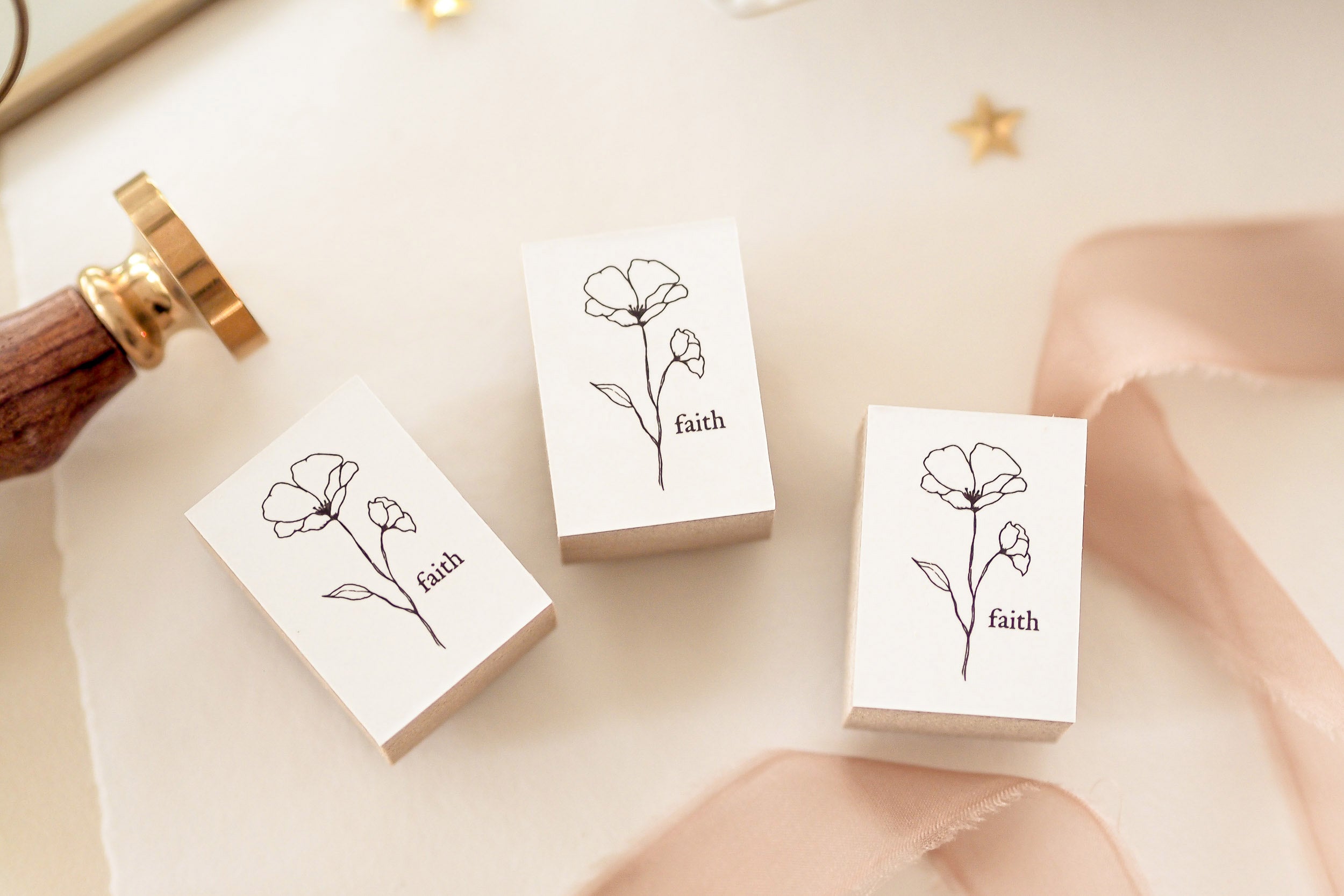Blinks of Life - Le Jardin Botanical Stamp Collection - Faith