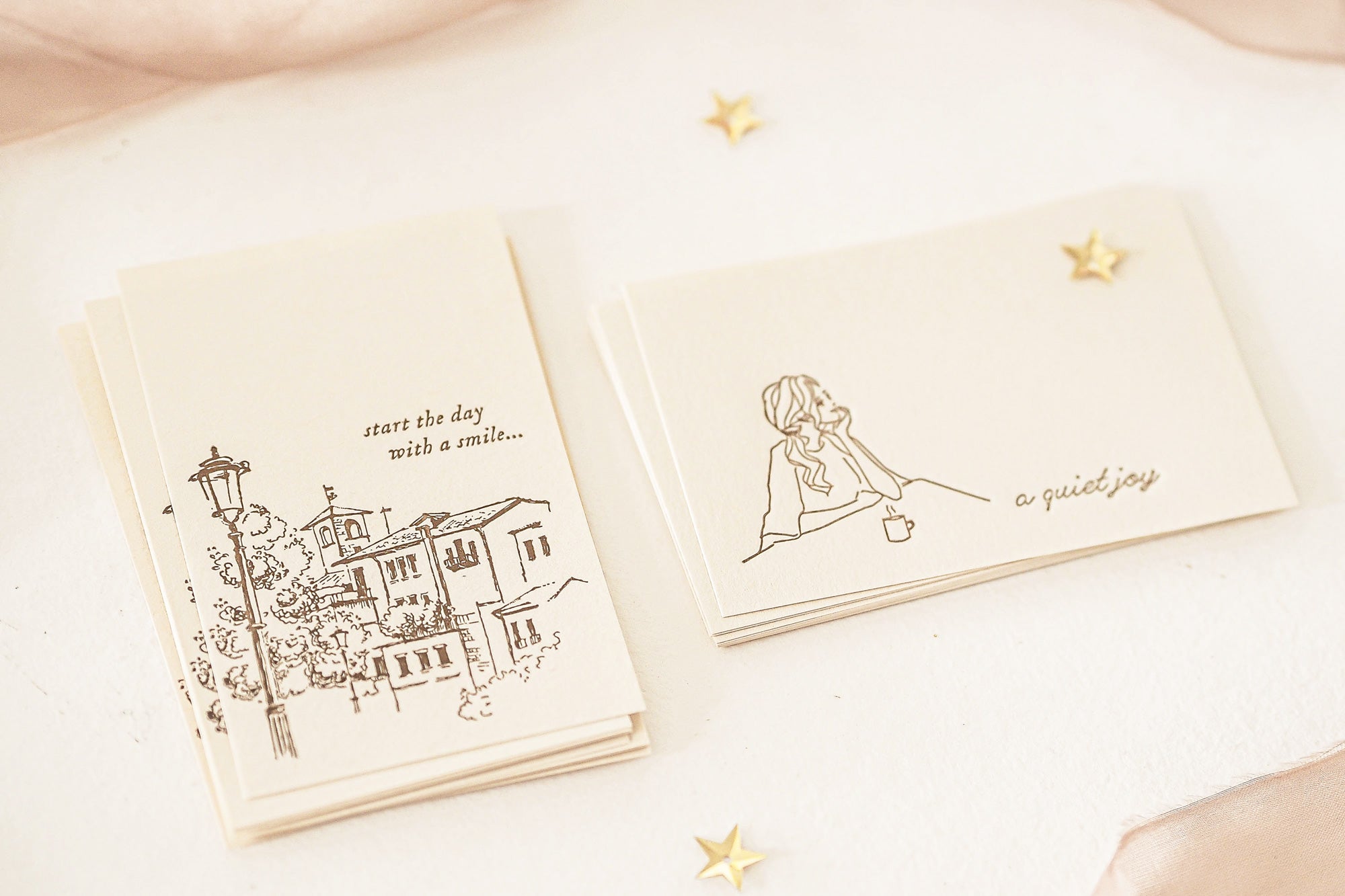 Blinks of Life - Letterpress Journal Cards