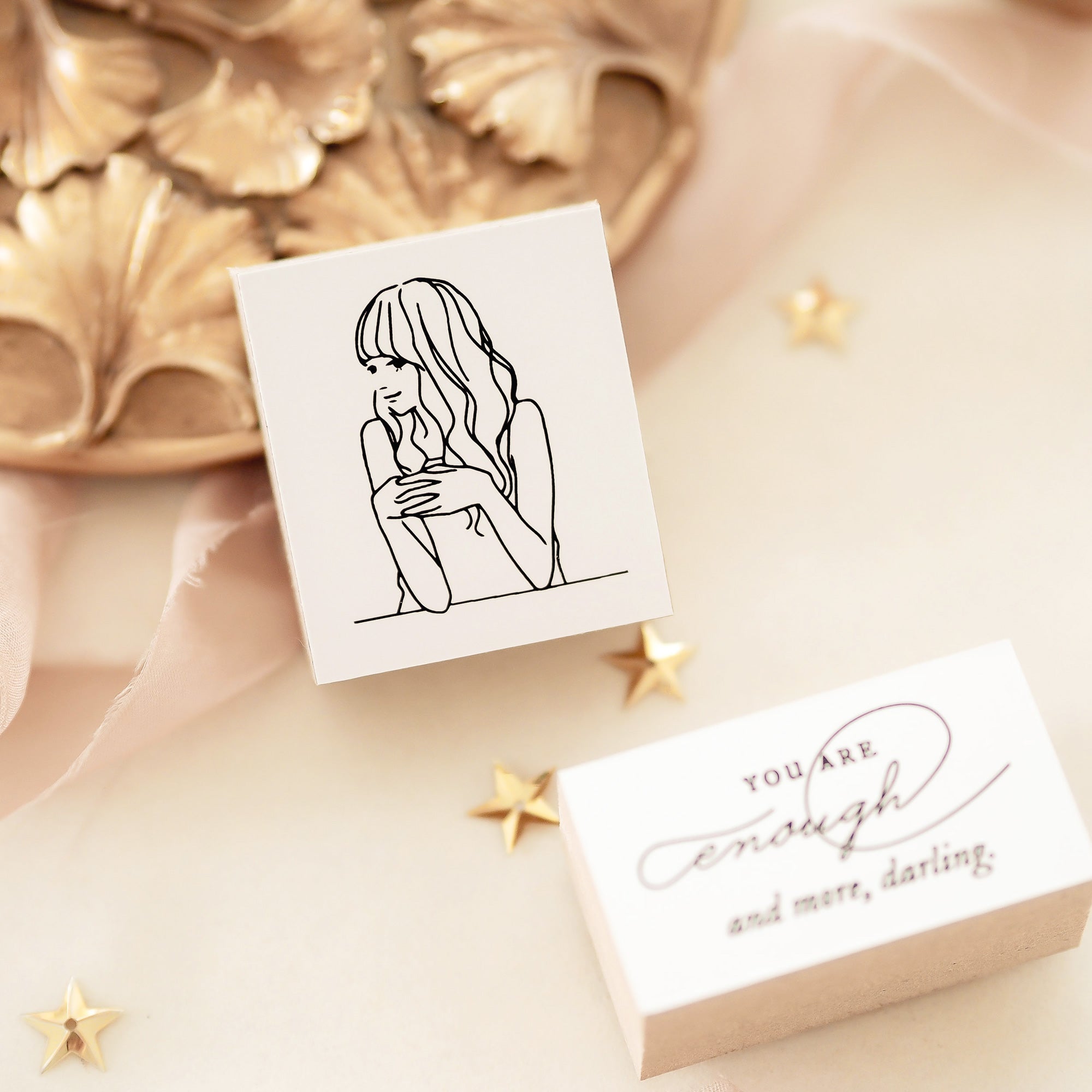Blinks of Life - Illustration Rubber Stamp Series - Emma