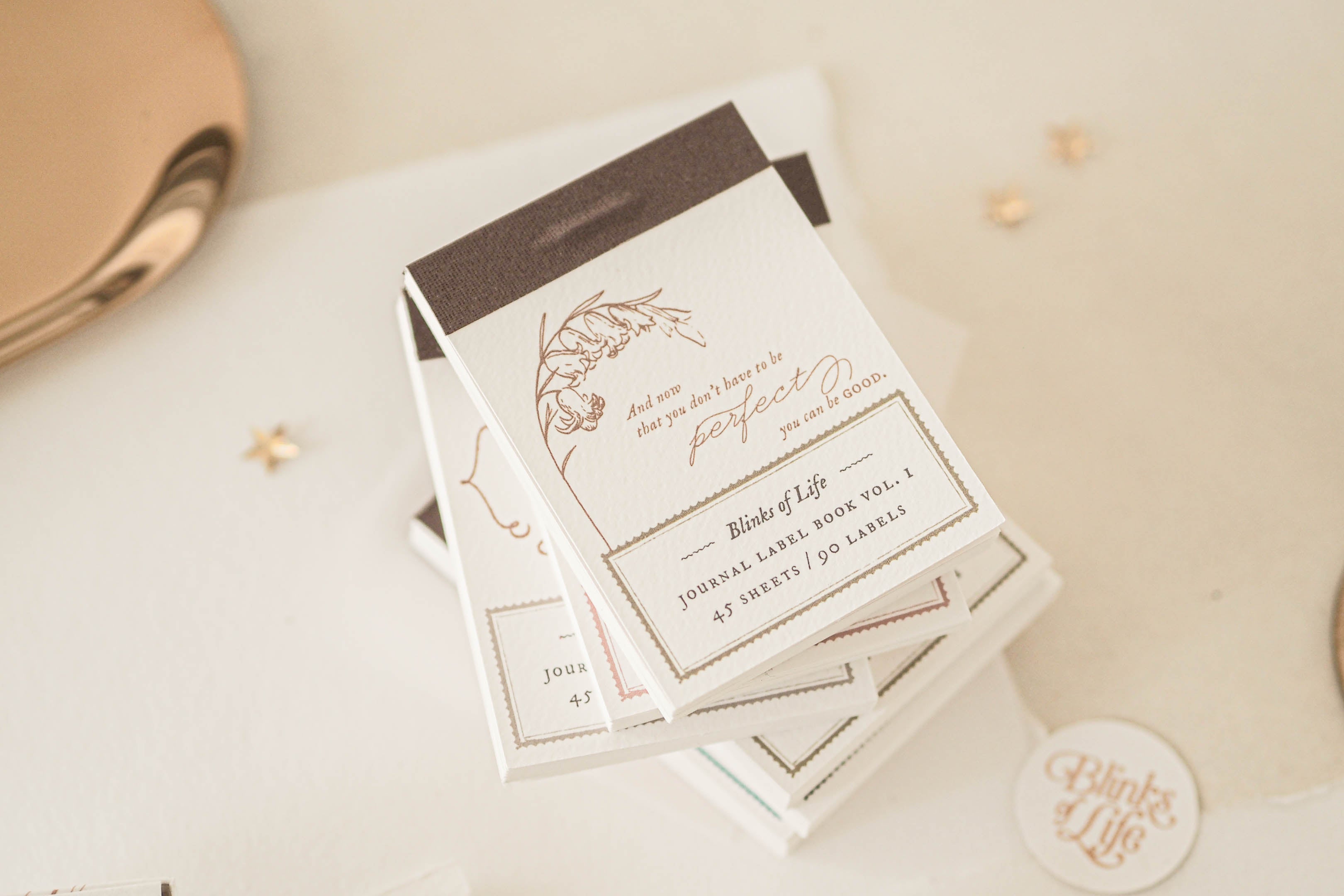 Blinks of Life Papeterie - Journal Label Book Vol 1