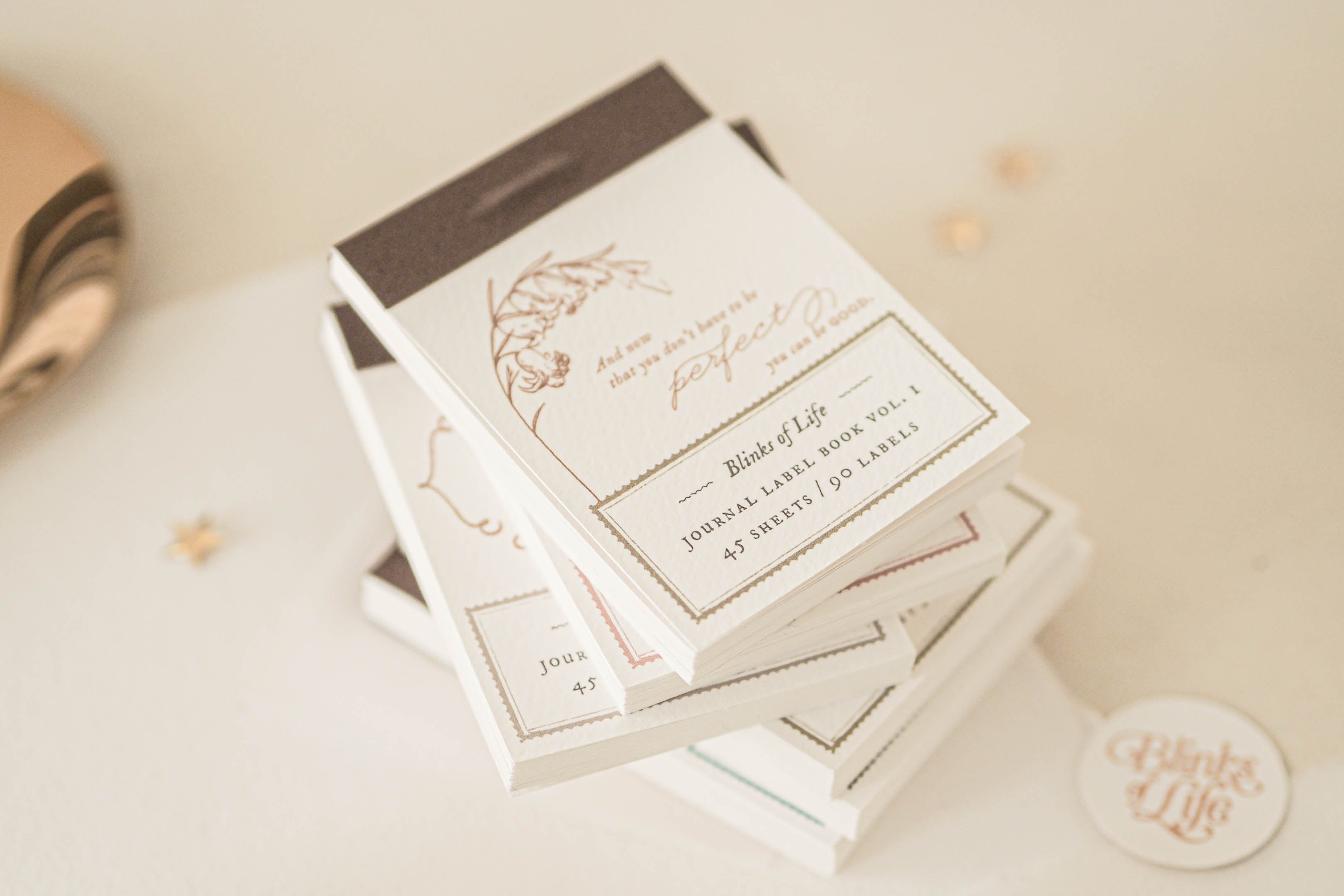 Blinks of Life Papeterie - Journal Label Book Vol 1