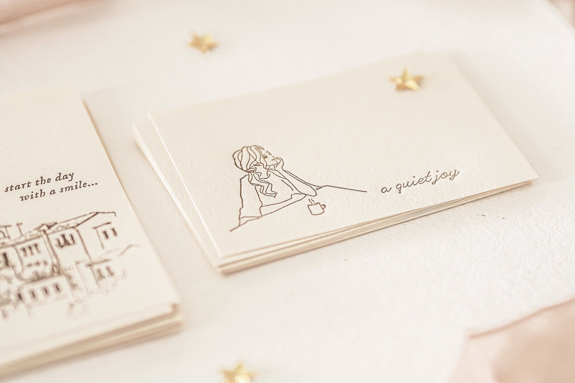 Blinks of Life - Letterpress Journal Cards