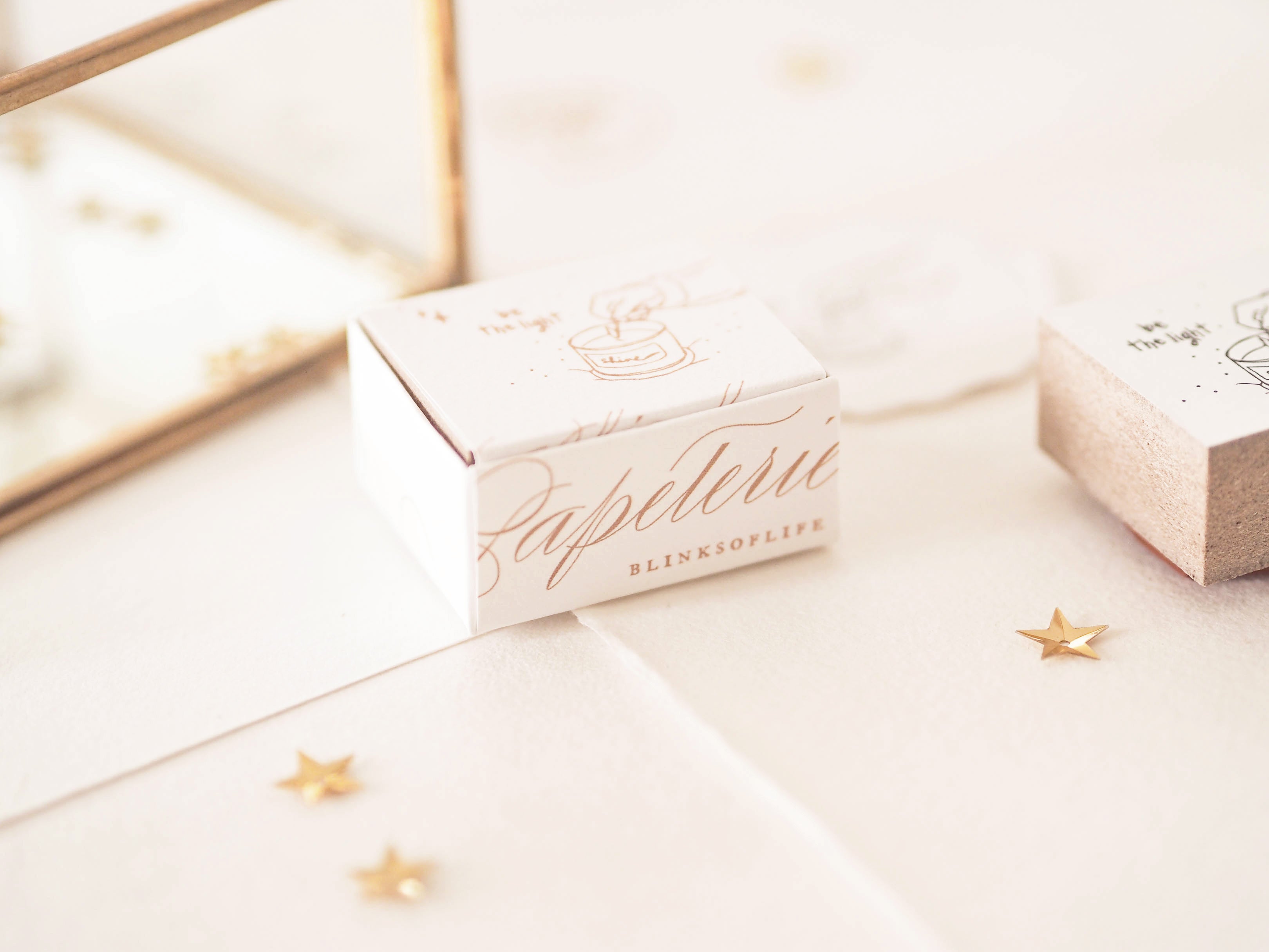 Blinks of Life - Be The Light - Rubber Stamp 