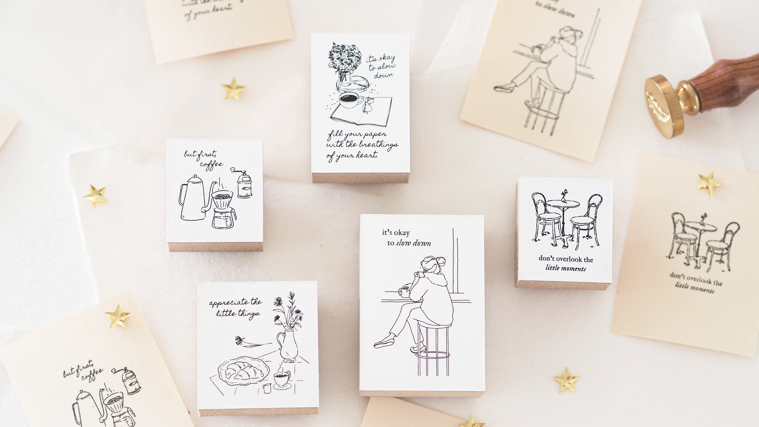 Blinks of Life - Appreciate the Little Things - Rubber Stamp