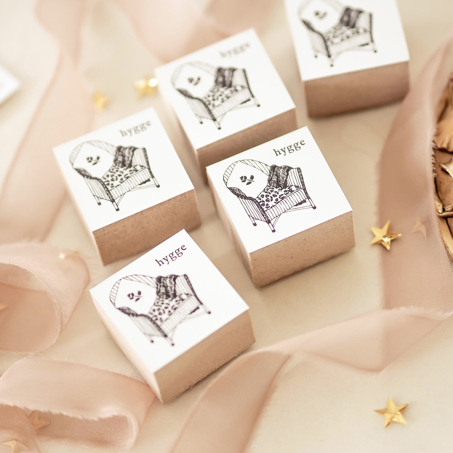 Blinks of Life - Hygge Rubbe Stamp