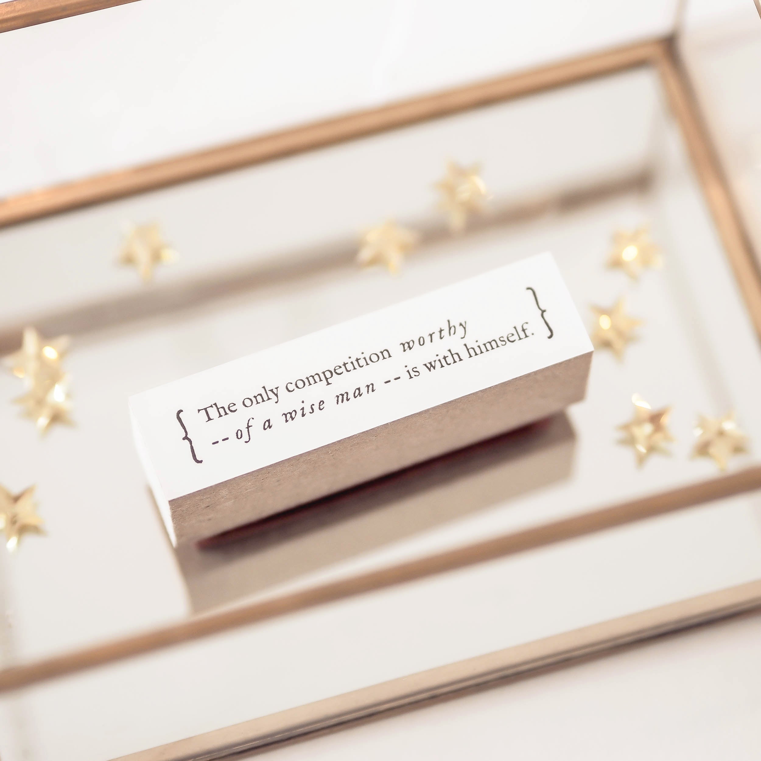 Blinks of Life - Inspiring Words Rubber Stamp - Worthy