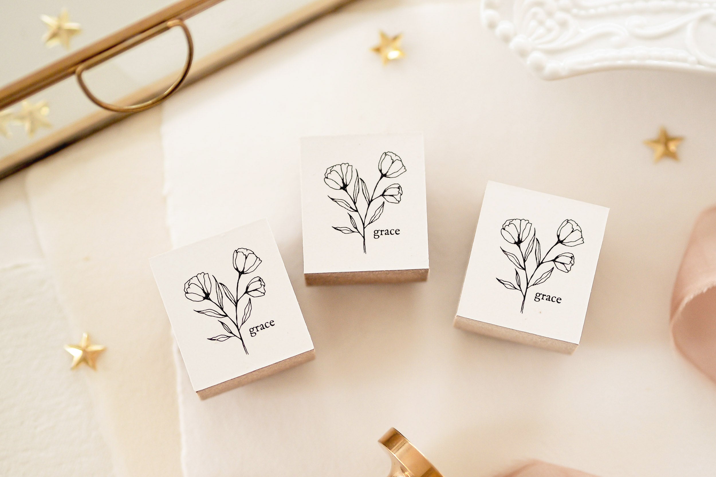 Blinks of Life - Le Jardin Botanical Stamp Collection - Grace