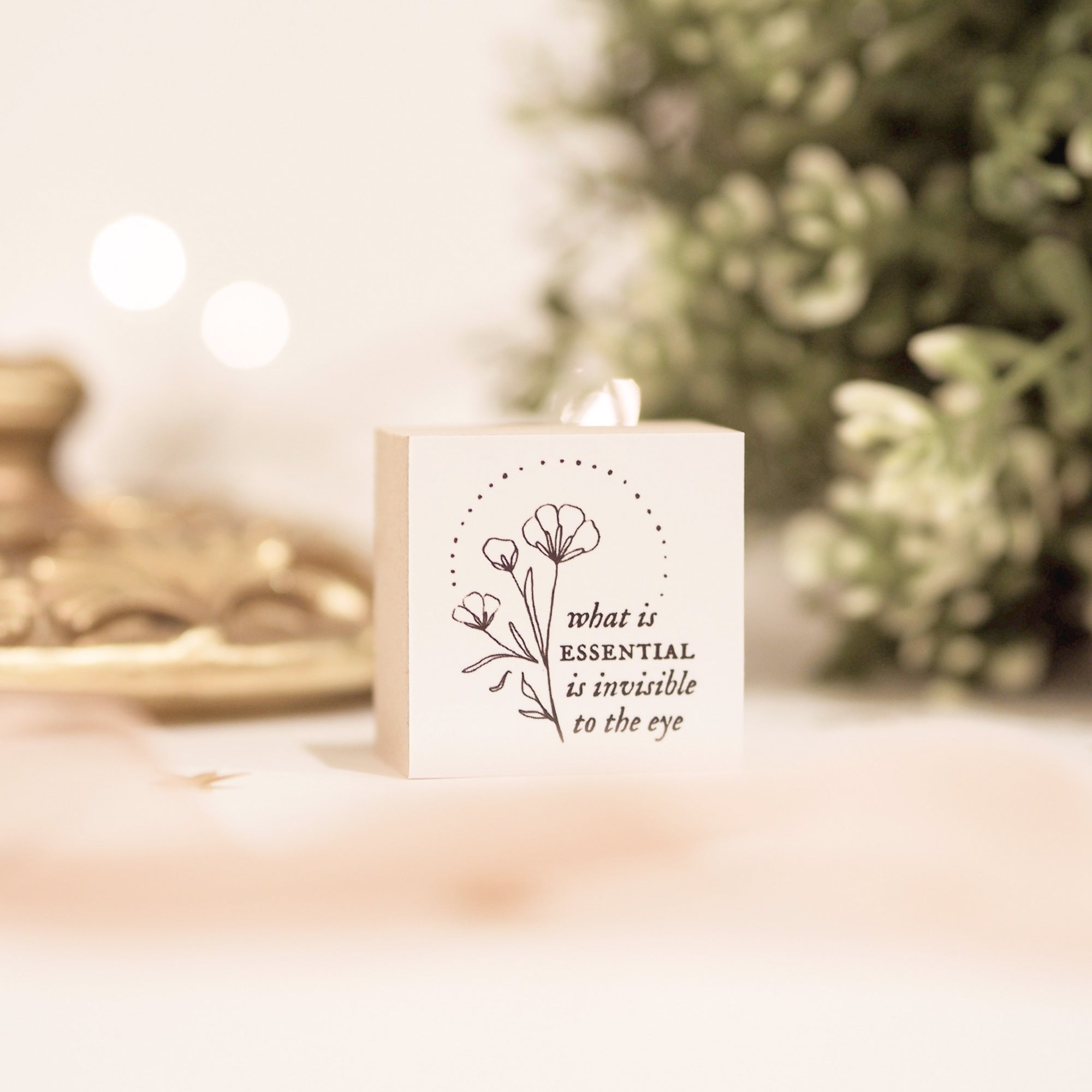 Blinks of Life Rubber Stamp - The Little Prince III - What is Essential