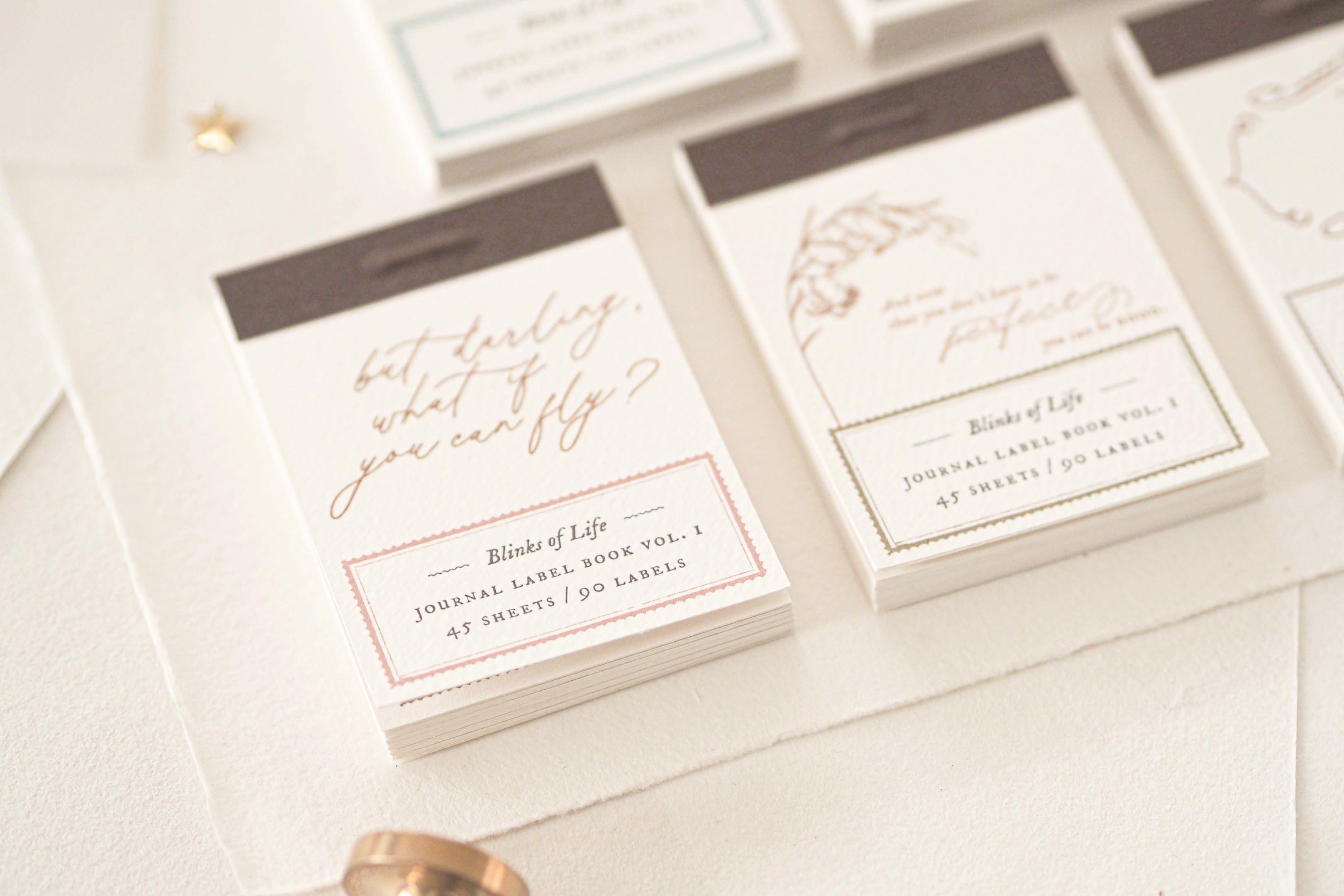 Blinks of Life Papeterie - Journal Label Book Vol 1