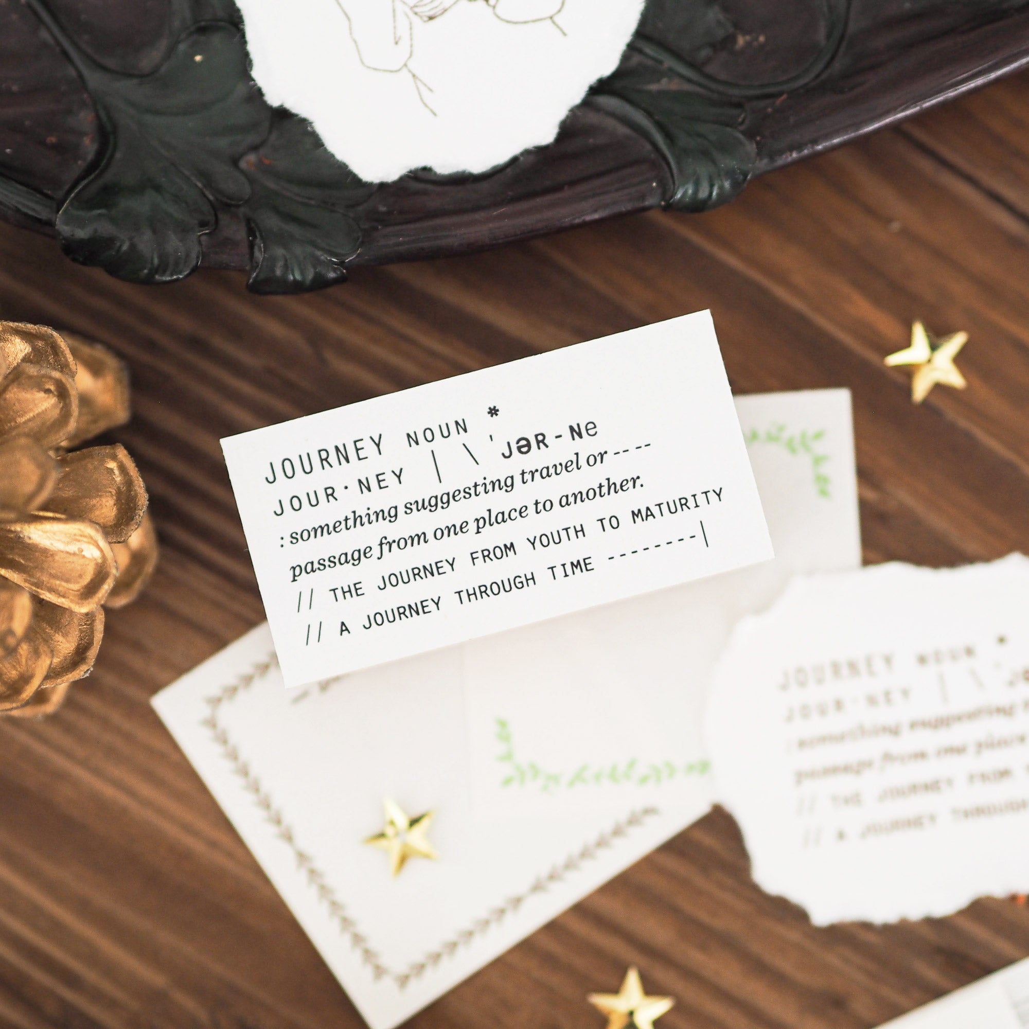 Blinks of Life - Dictionary Stamp Collection - Journey