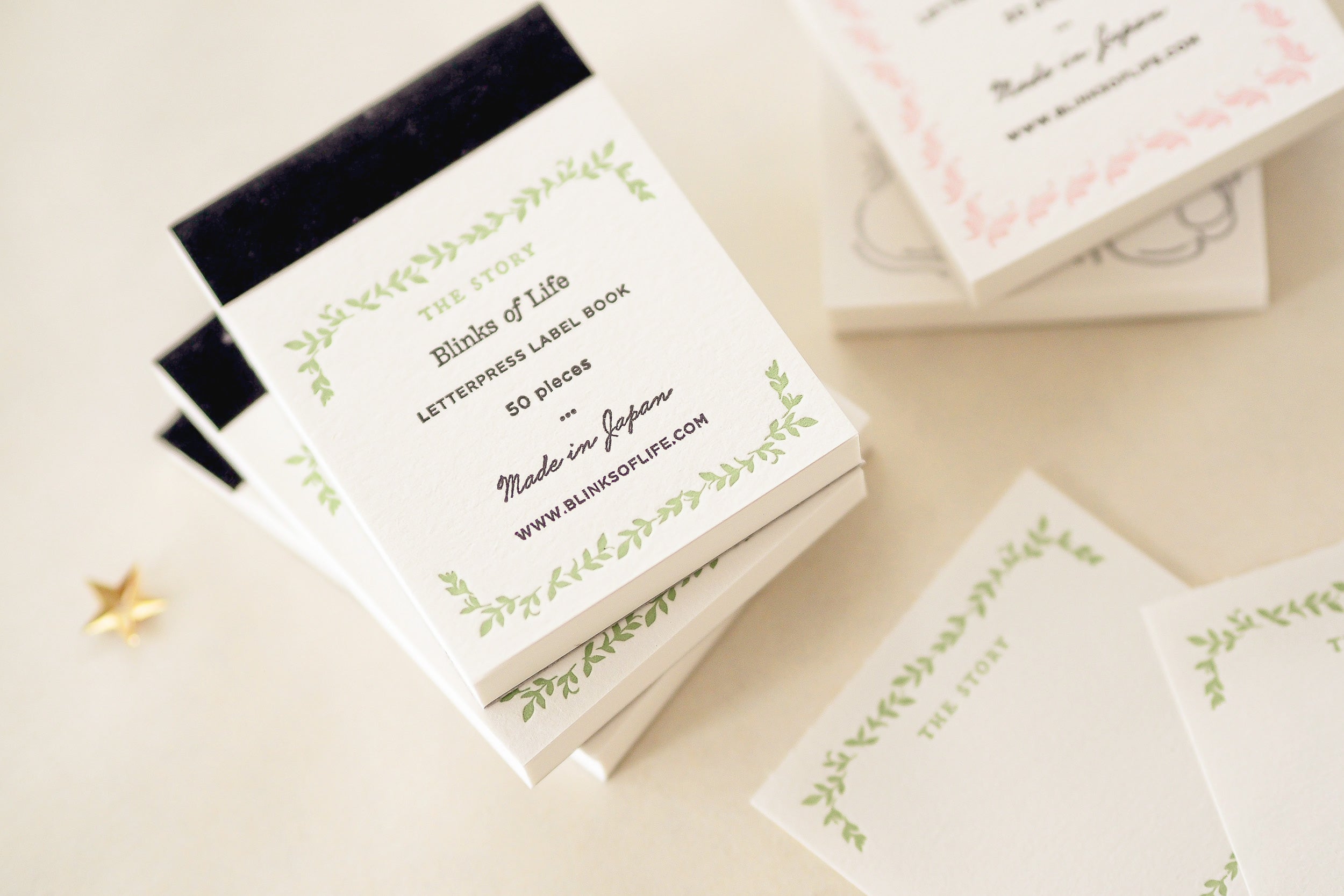 Blinks of Life - Letterpress Label Book - The Story