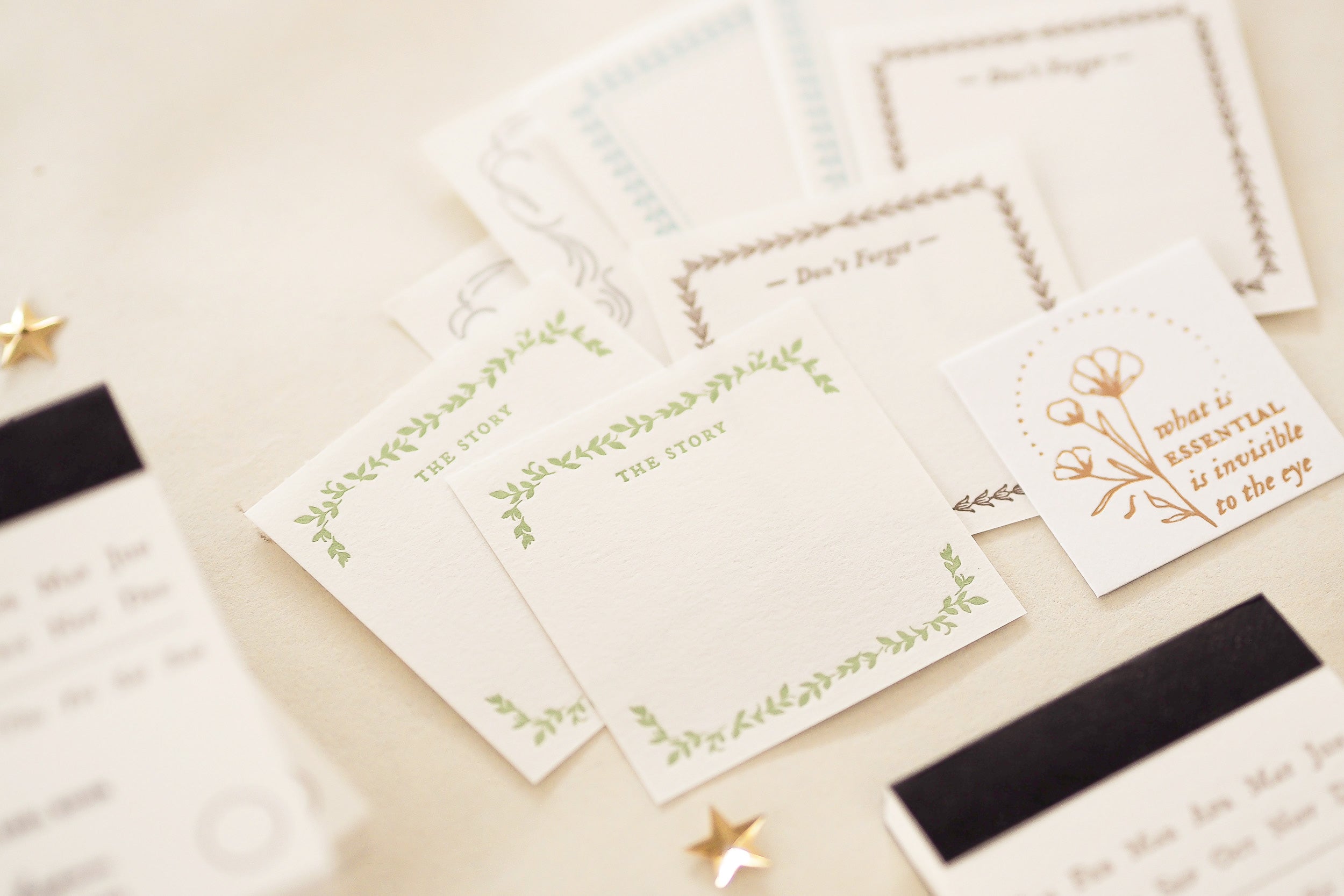 Blinks of Life - Letterpress Label Book - The Story