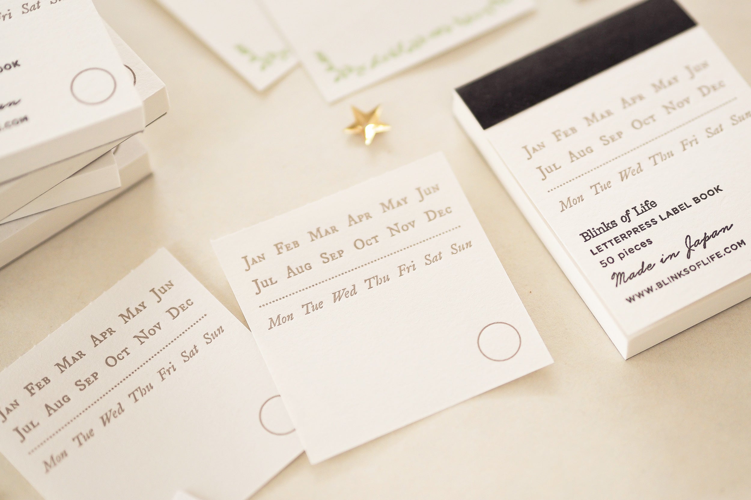 Blinks of Life - Letterpress Label Book - The Story