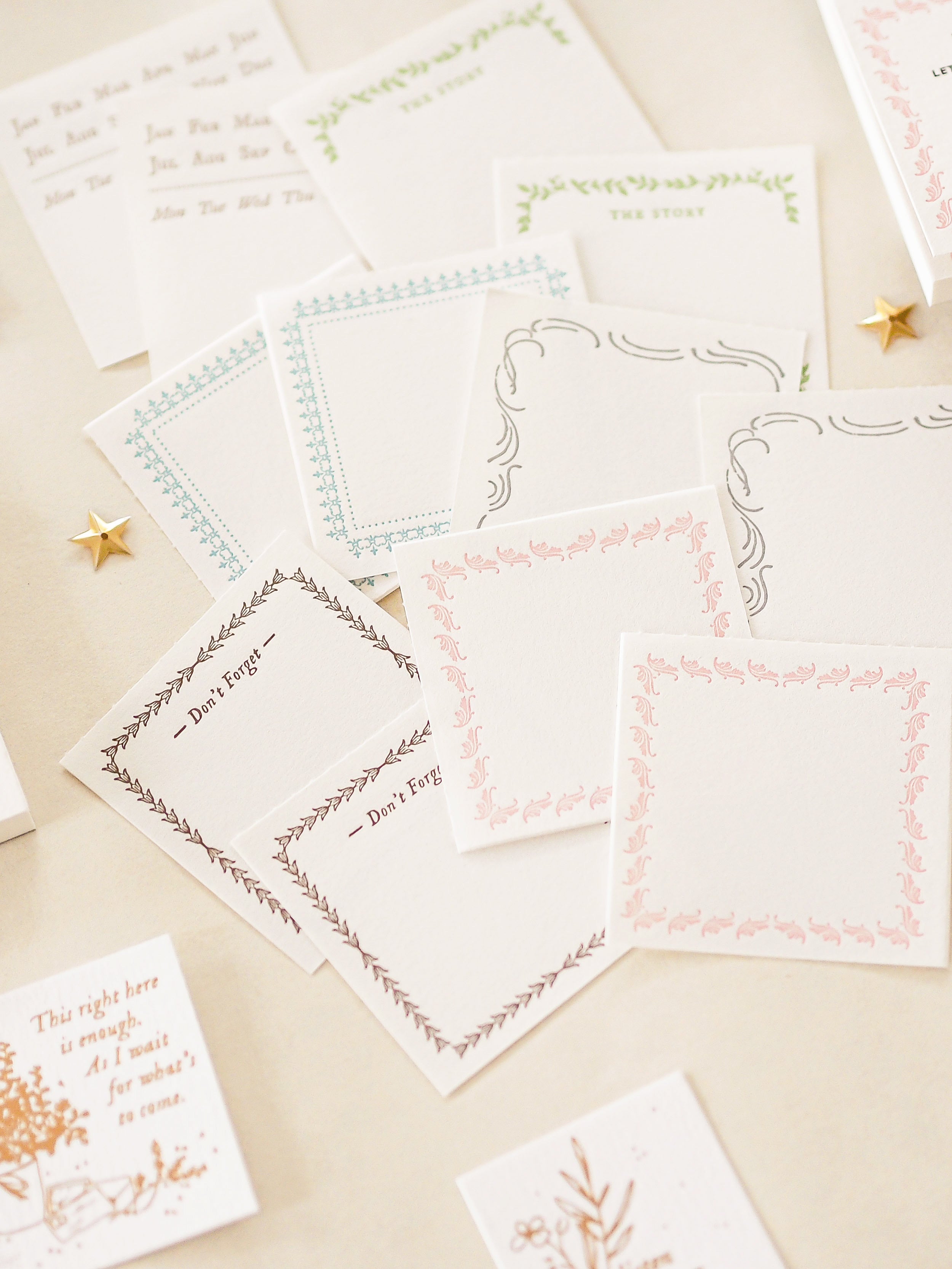 Blinks of Life - Letterpress Label Book - Regency Pink