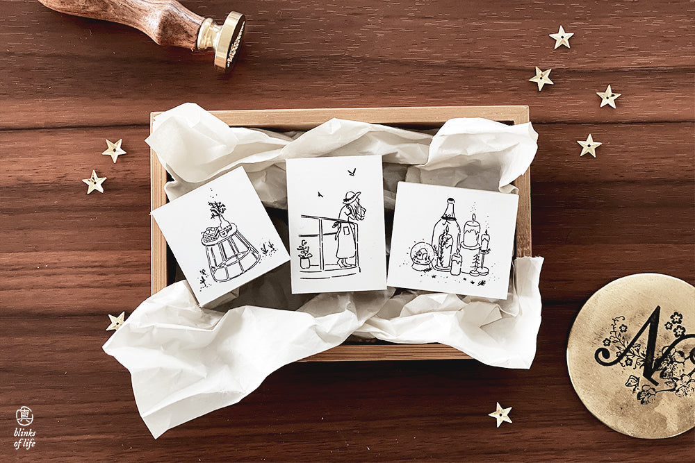Blinks of Life - Hygge Home Collection - Rubber Stamp