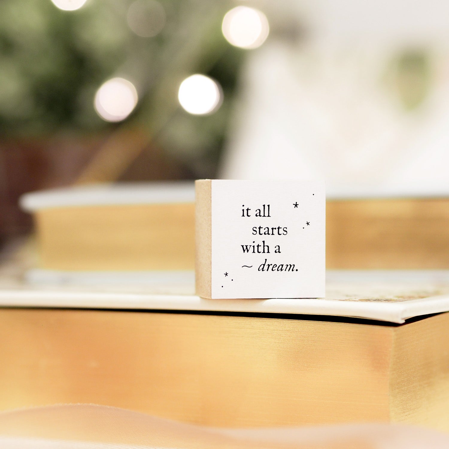 Blinks of Life Journal Quote Stamp - A Dream