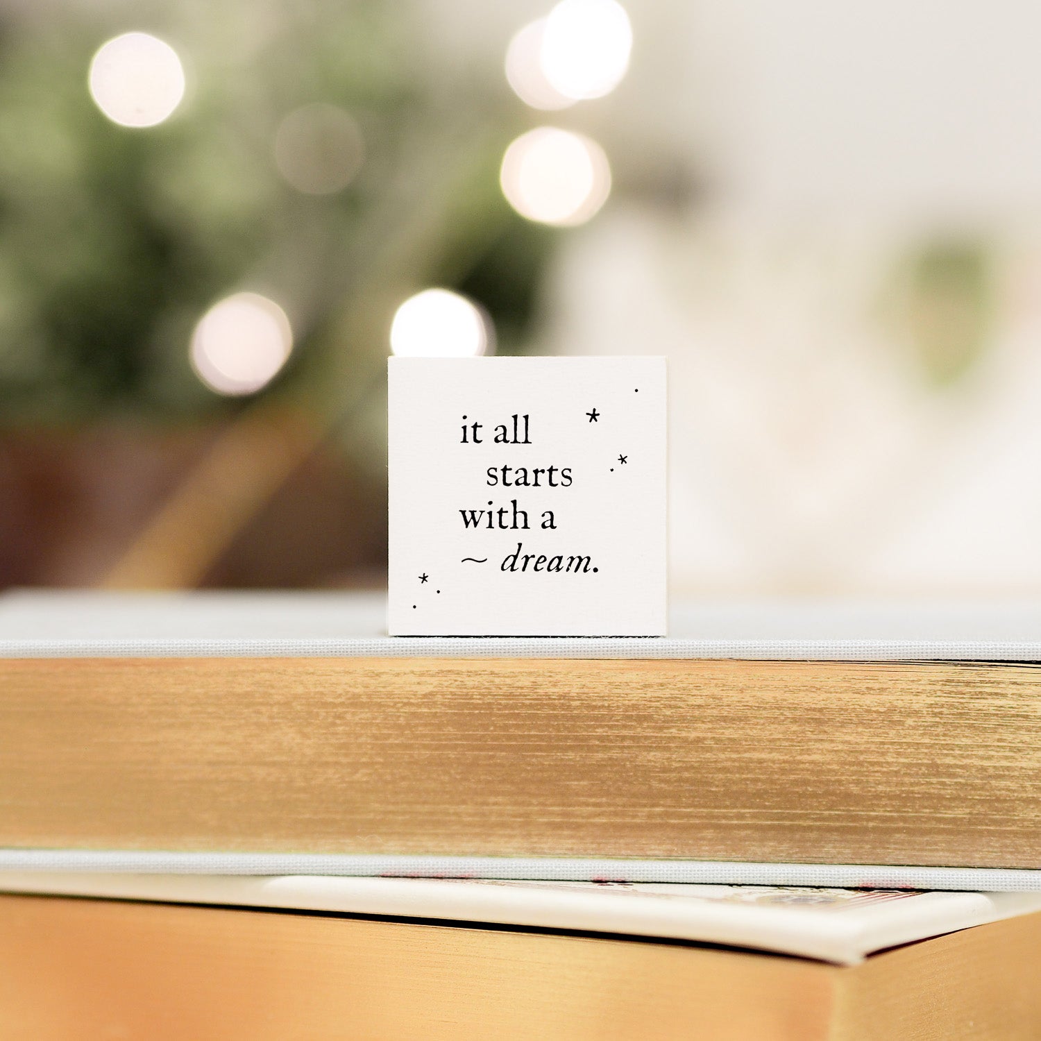 Blinks of Life Journal Quote Stamp - A Dream