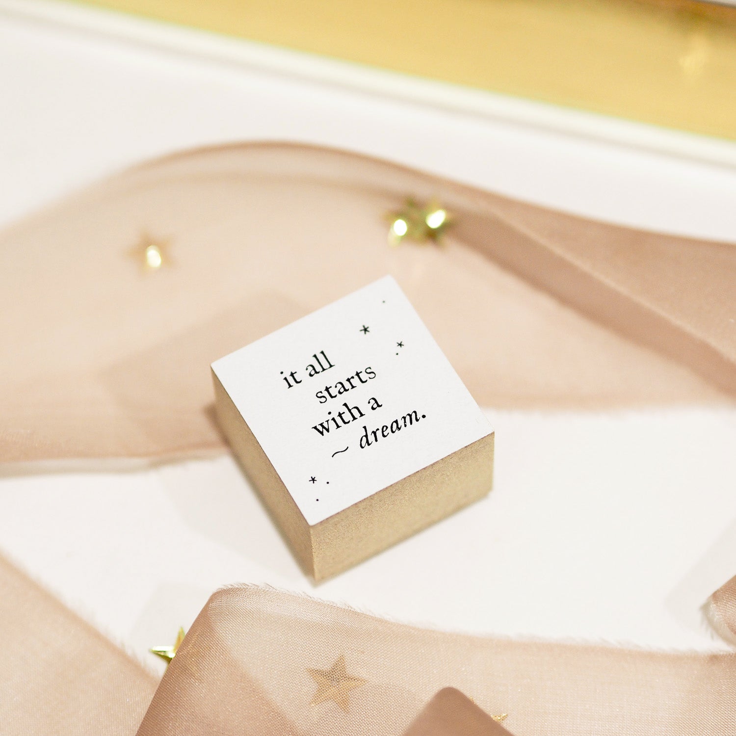 Blinks of Life Journal Quote Stamp - A Dream