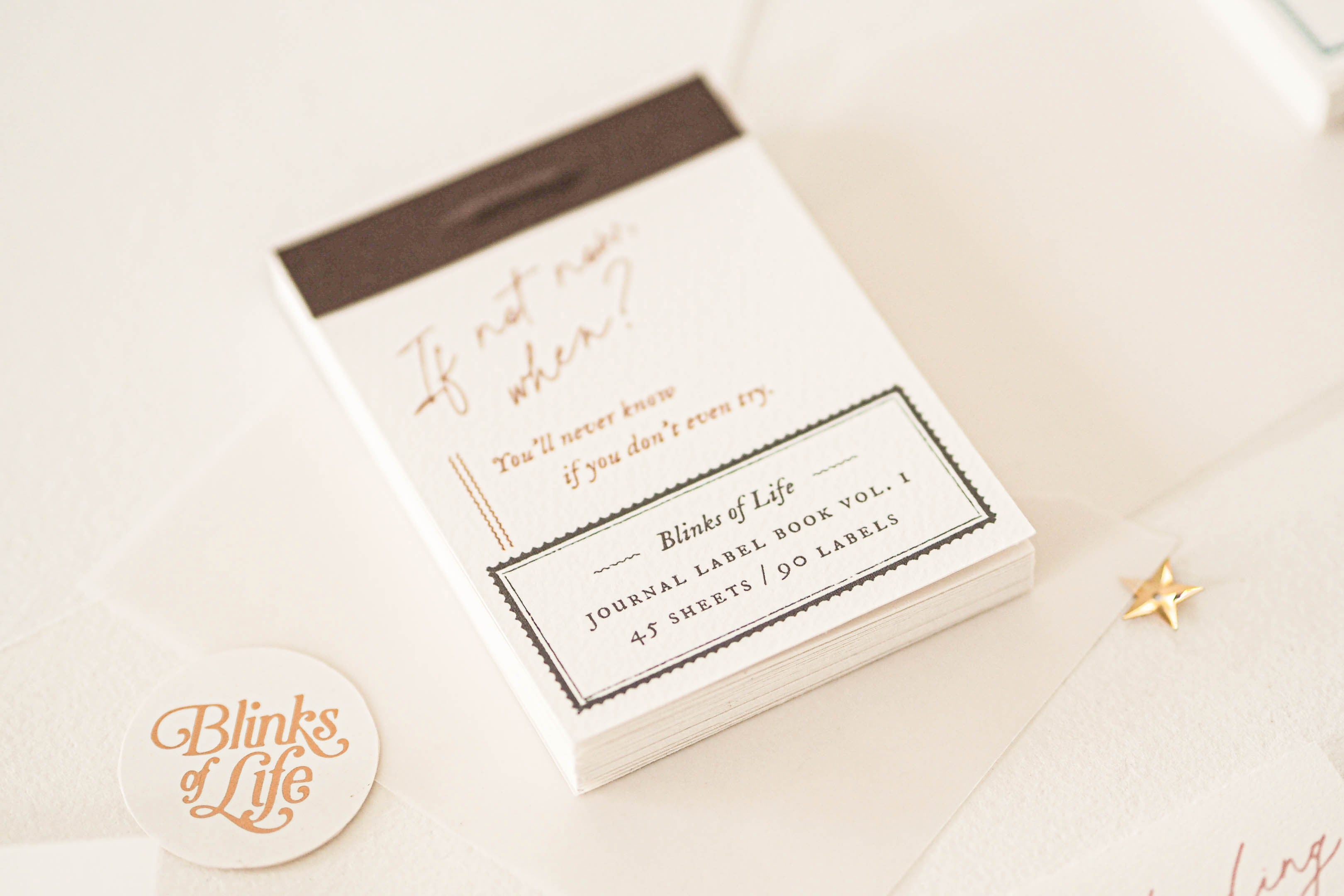 Journal Label Book Vol. I