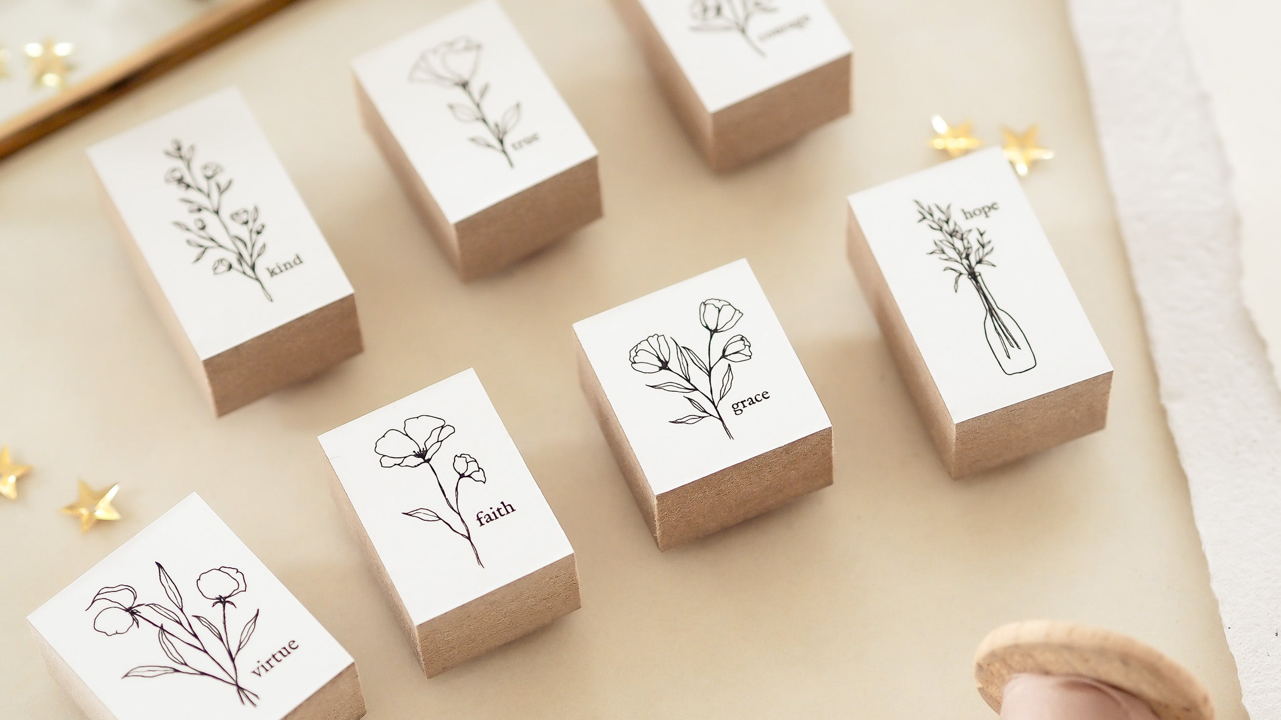 Blinks of Life - Le Jardin Botanical Stamp Collection - Faith