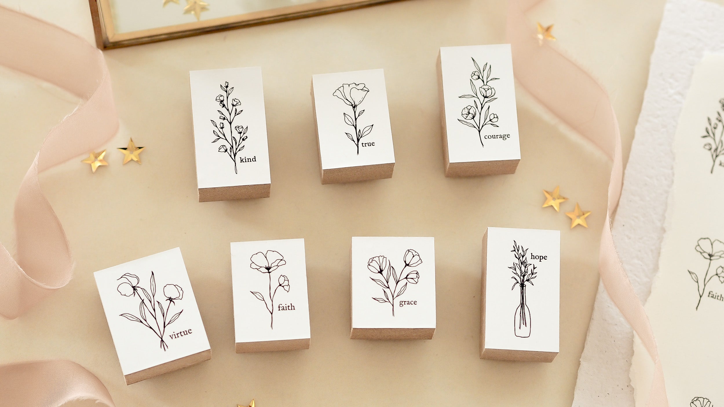 Blinks of Life - Le Jardin Botanical Stamp Collection - Grace