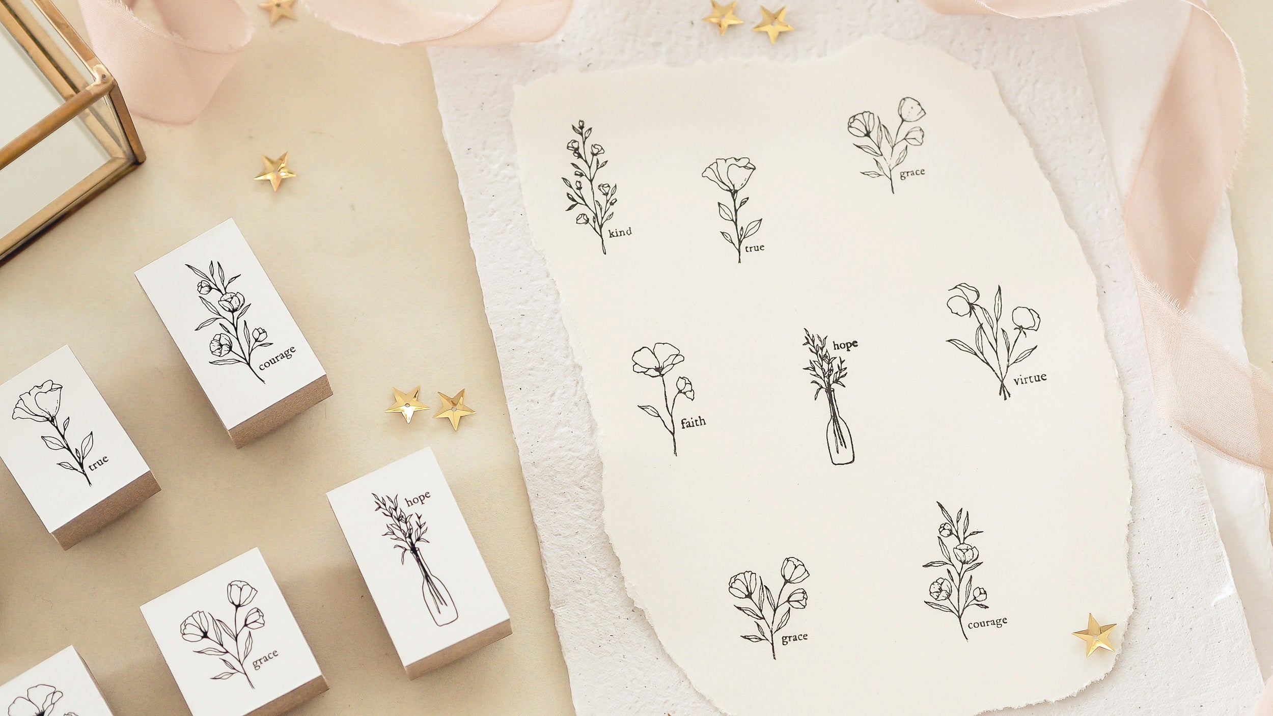 Blinks of Life - Le Jardin Botanical Stamp Collection - True