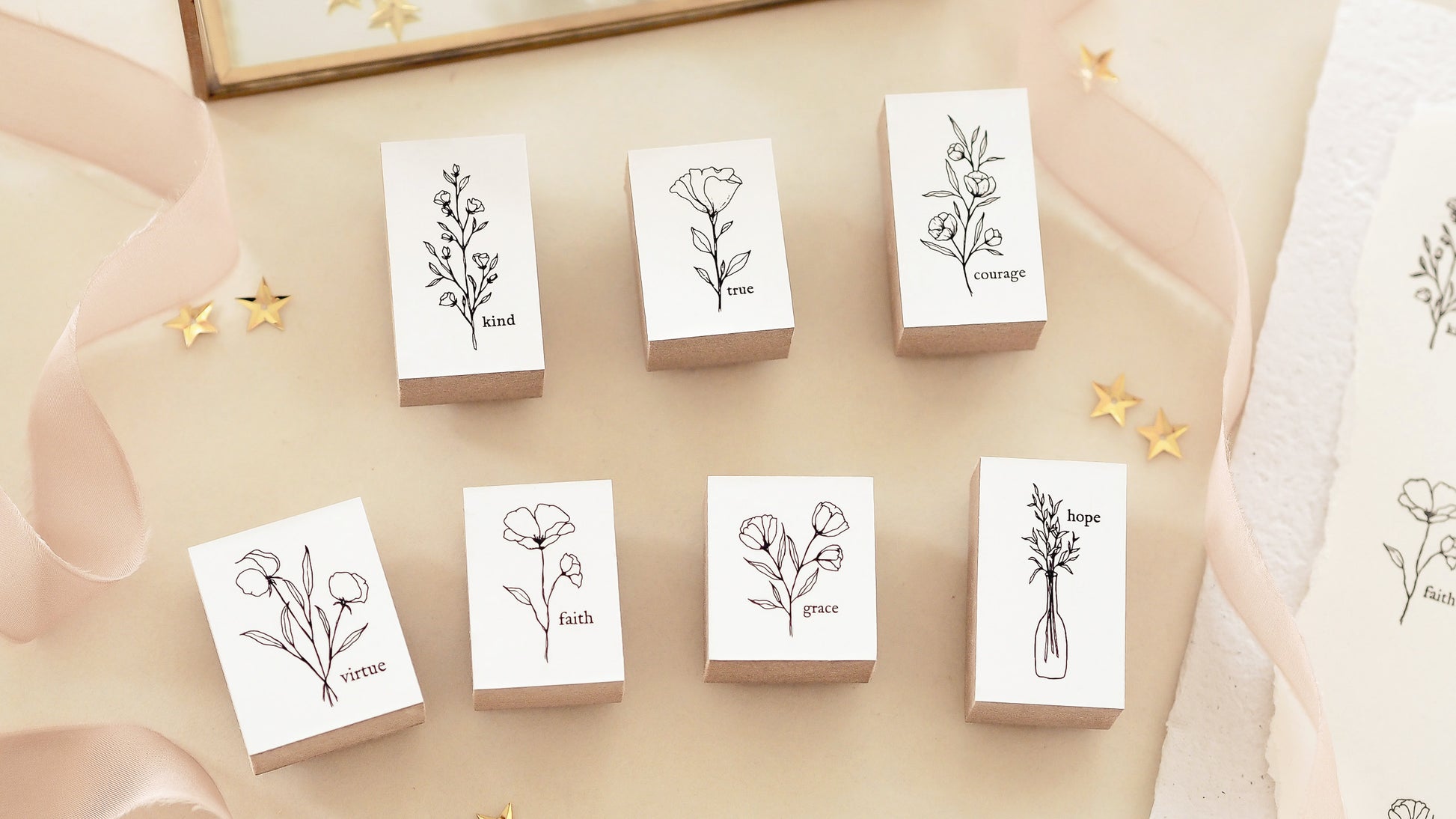 Blinks of Life - Le Jardin Botanical Stamp Collection - True