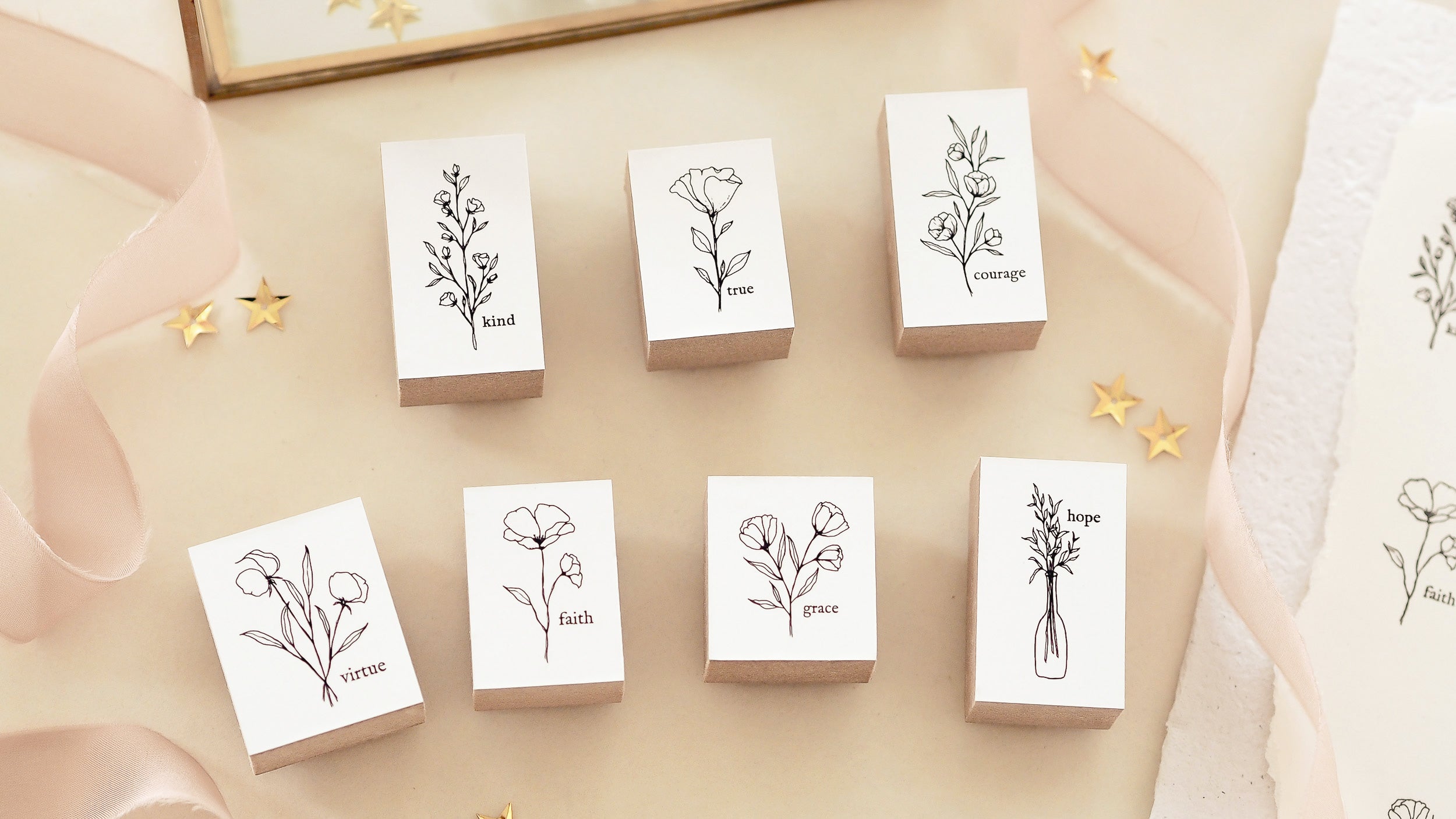 Blinks of Life - Le Jardin Botanical Stamp Collection - True