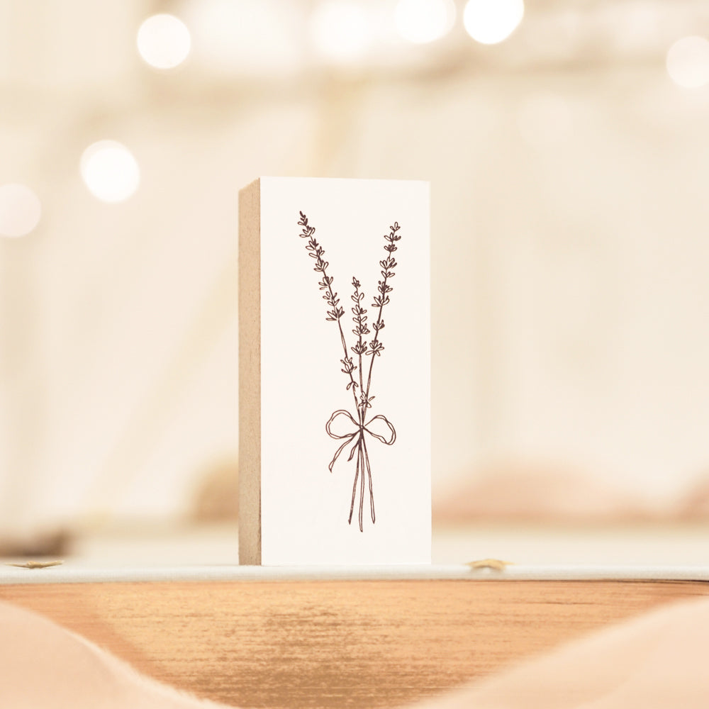 Blinks of Life - Lavender Bouquet - Rubber Stamp